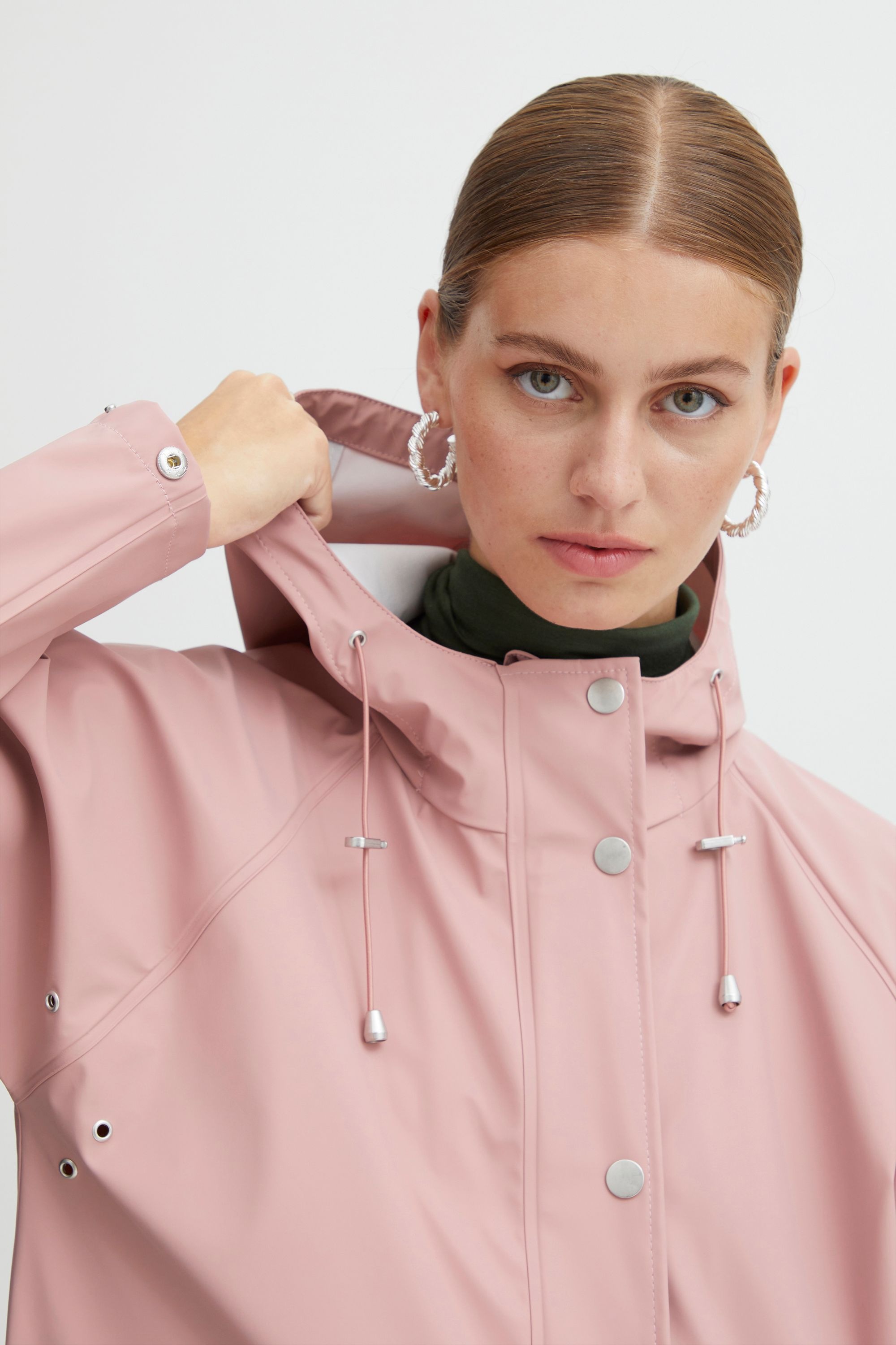 Ichi Regenjacke »Regenjacke IHTazi«, mit Kapuze