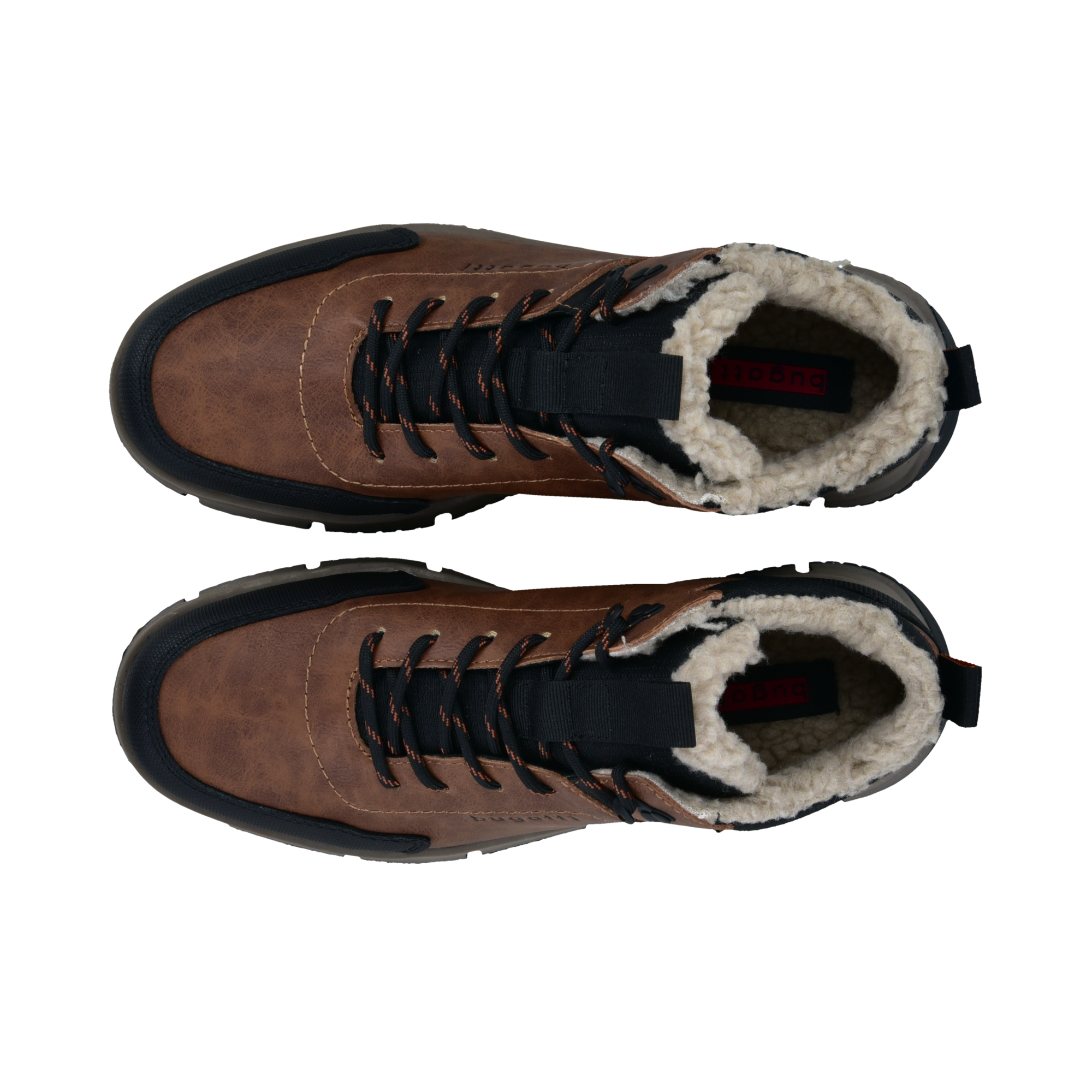 bugatti Winterboots  Schnürboots, Outdoorboots mit Logoprägung und TEX-Ausstattung