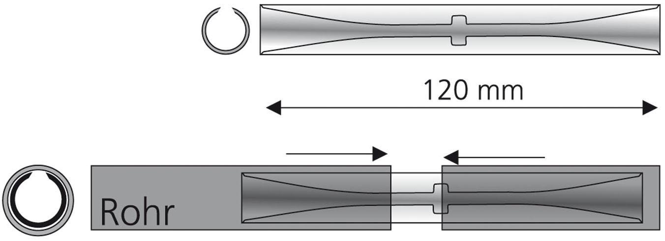 Liedeco für mm Verbinder, St.), Rohre (1 16 Raten auf Ø kaufen