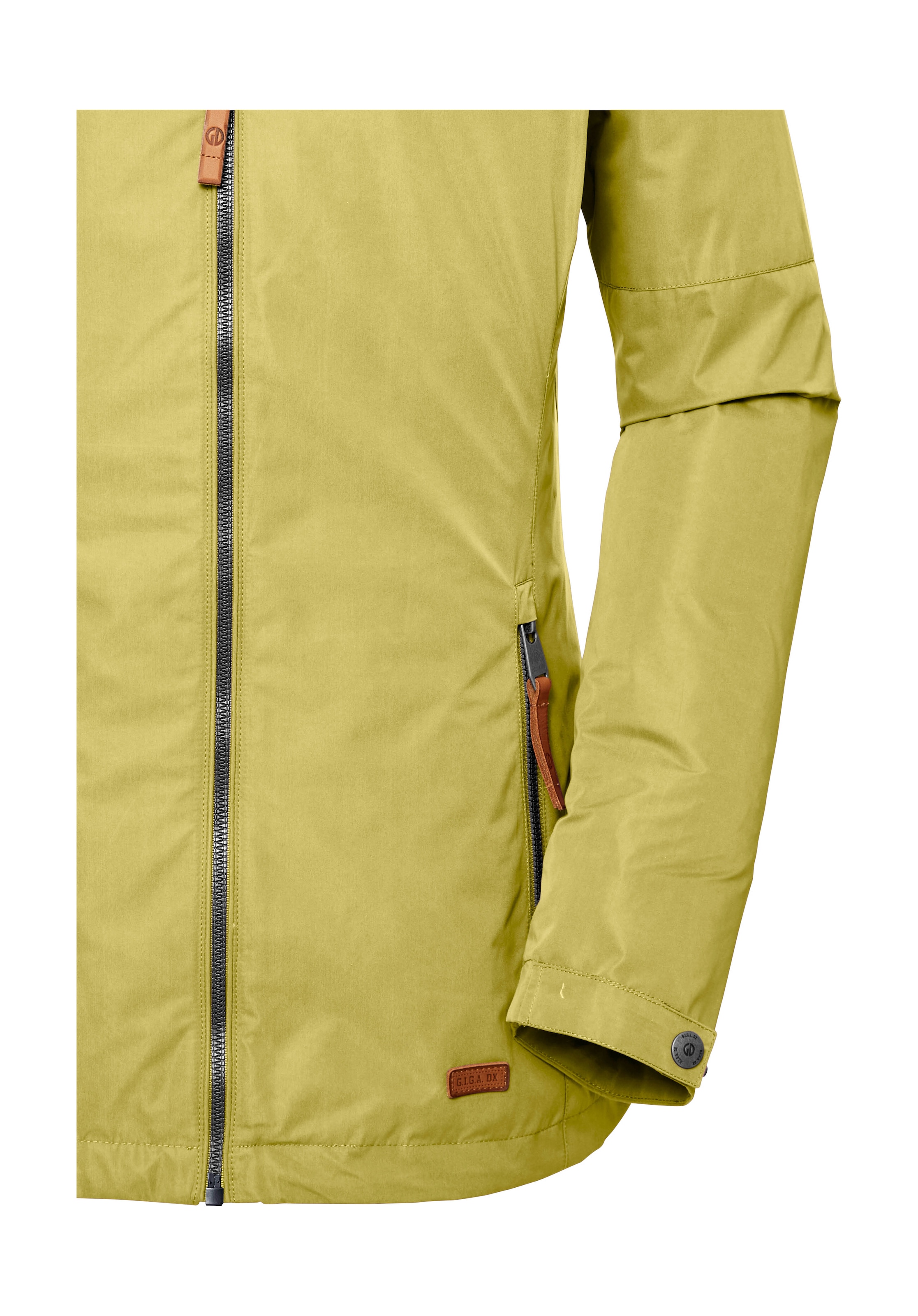G.I.G.A. DX by killtec Funktionsjacke »GS 18 WMN JCKT«, Wasserabweisende Jacke mit Kapuze, Kinnschutz und viel Stauraum