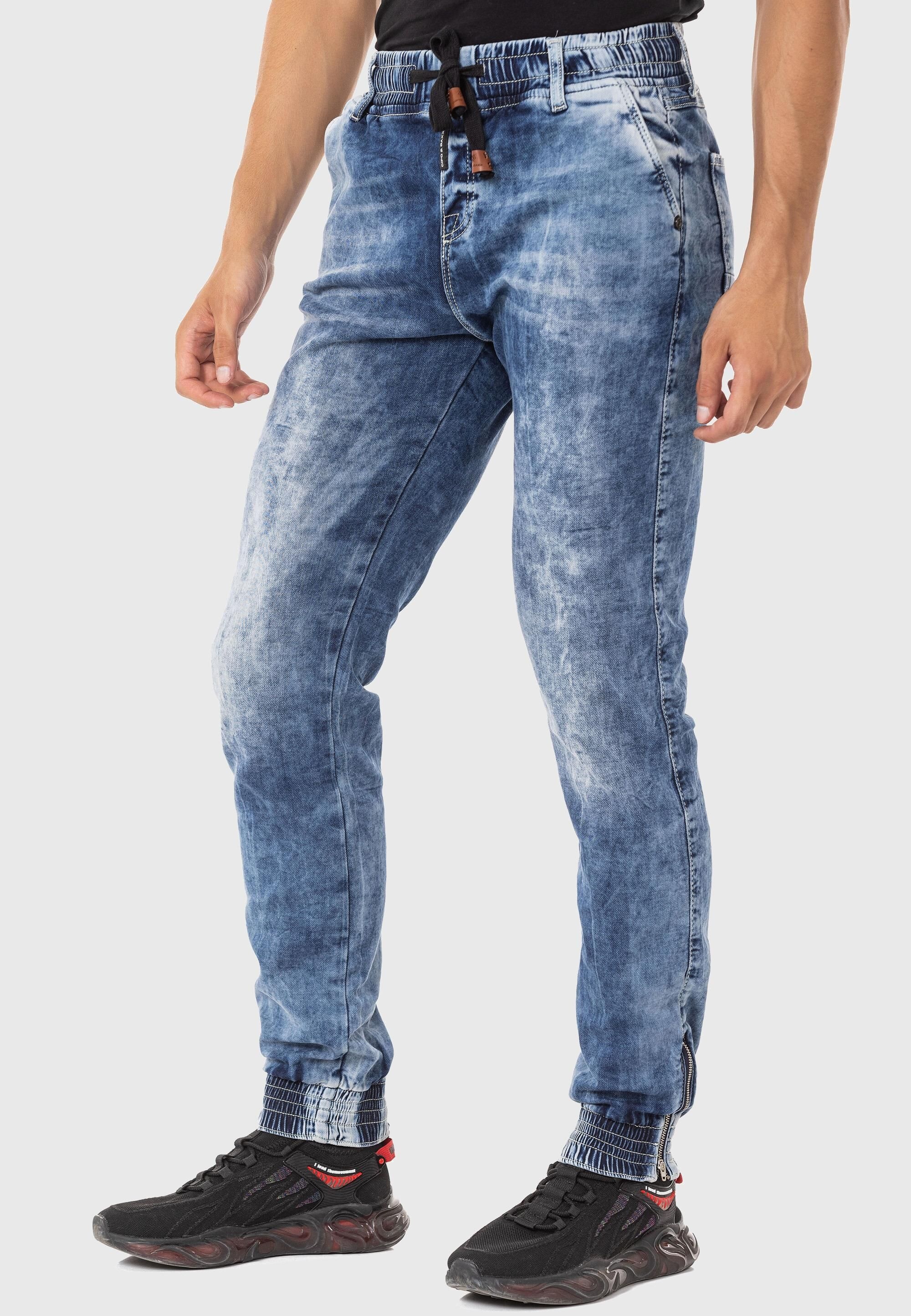 Cipo & Baxx 5-Pocket-Jeans »Cipo & Baxx Hose« im Used-Look