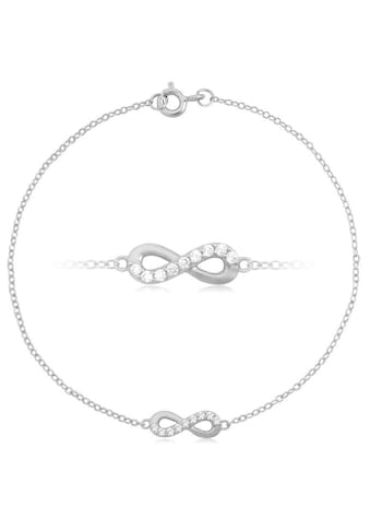 Firetti Silberarmband »Infinity/Unendlichkeitsschleife«, mit Zirkonia kaufen