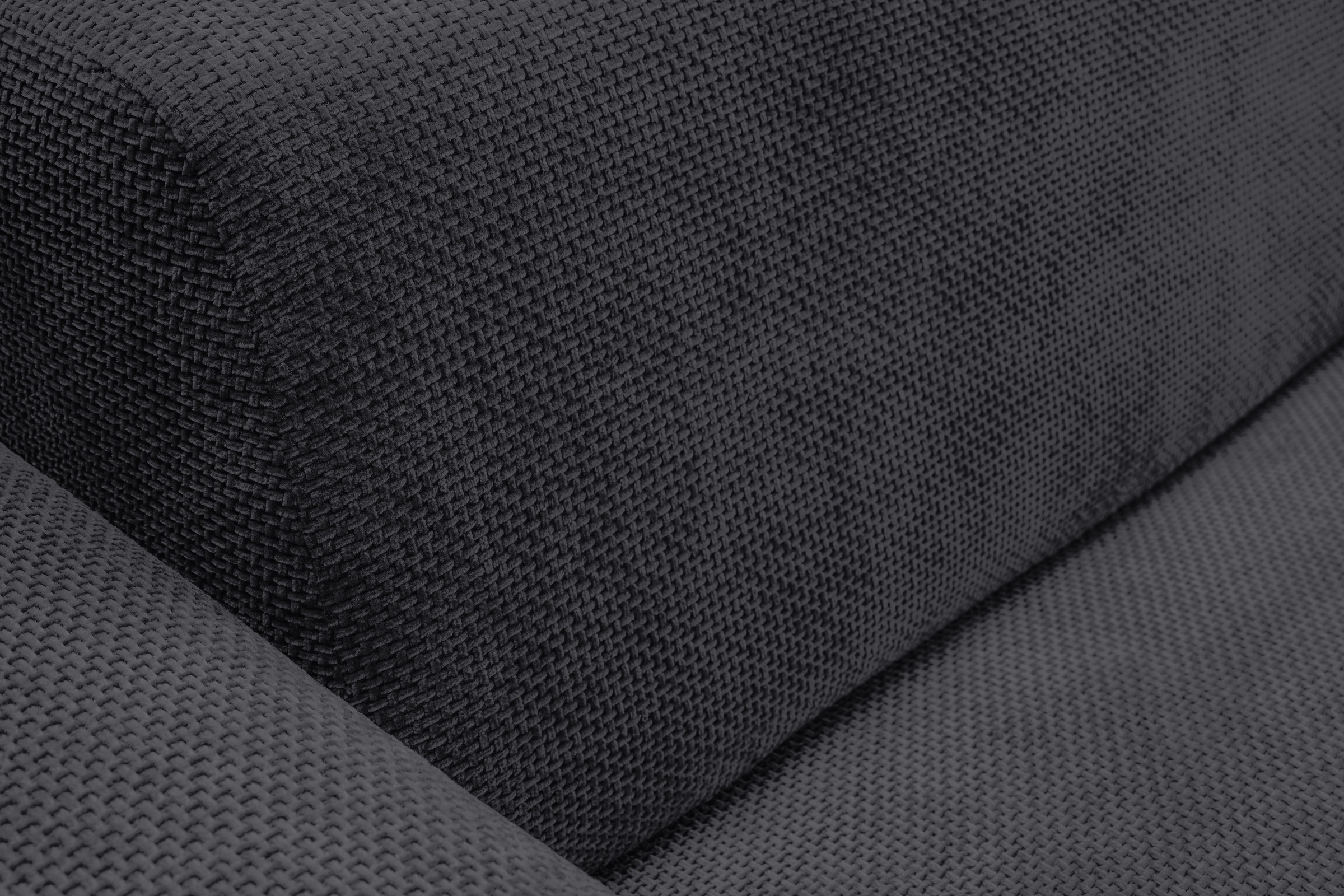 WERK2 Ecksofa »Zeus-L modern und zeitlos, Breite 253cm, bequemes Sofa«, Curvy Trend Ecksofa mit urbaner Optik