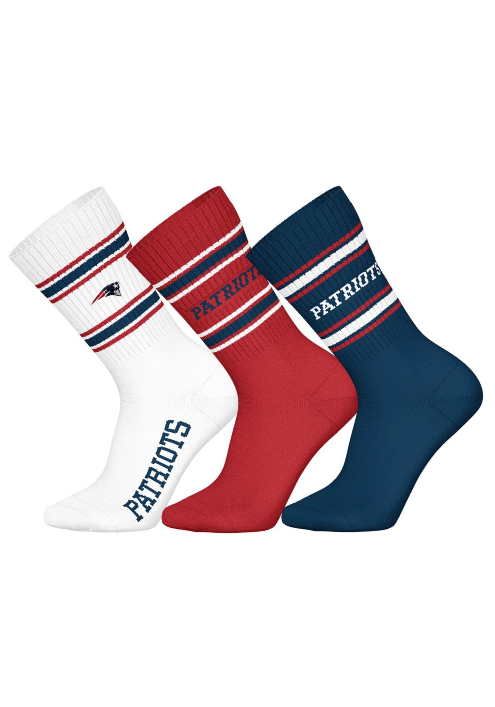 NFL Kurzsocken »Socken NFL 3Pack Crew Socks 3er Pack«