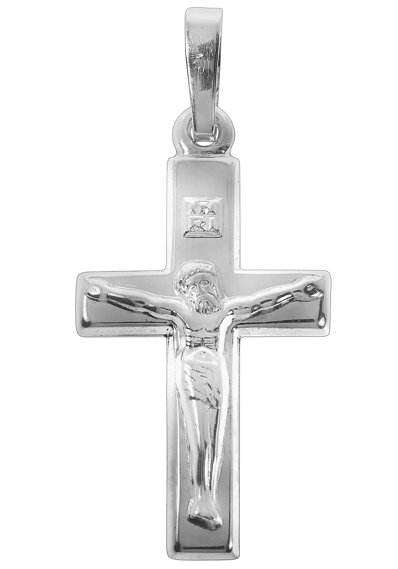 Firetti Kettenanhänger »Kreuz, Glanz und rhodiniert, massiv« auf Rechnung  kaufen