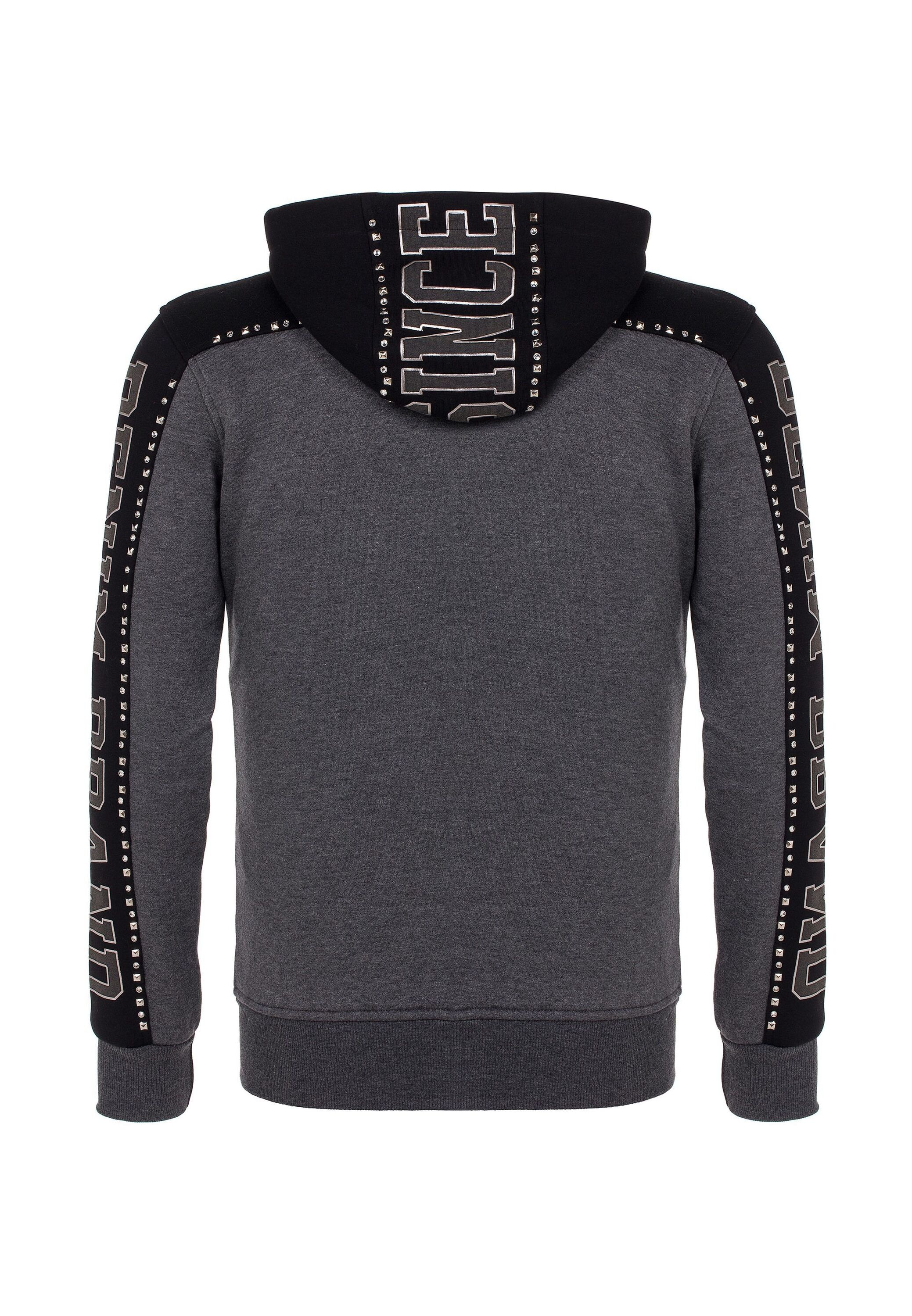 Cipo & Baxx Sweatjacke »Cipo & Baxx Sweatjacke« mit praktischen Kapuze, CL381