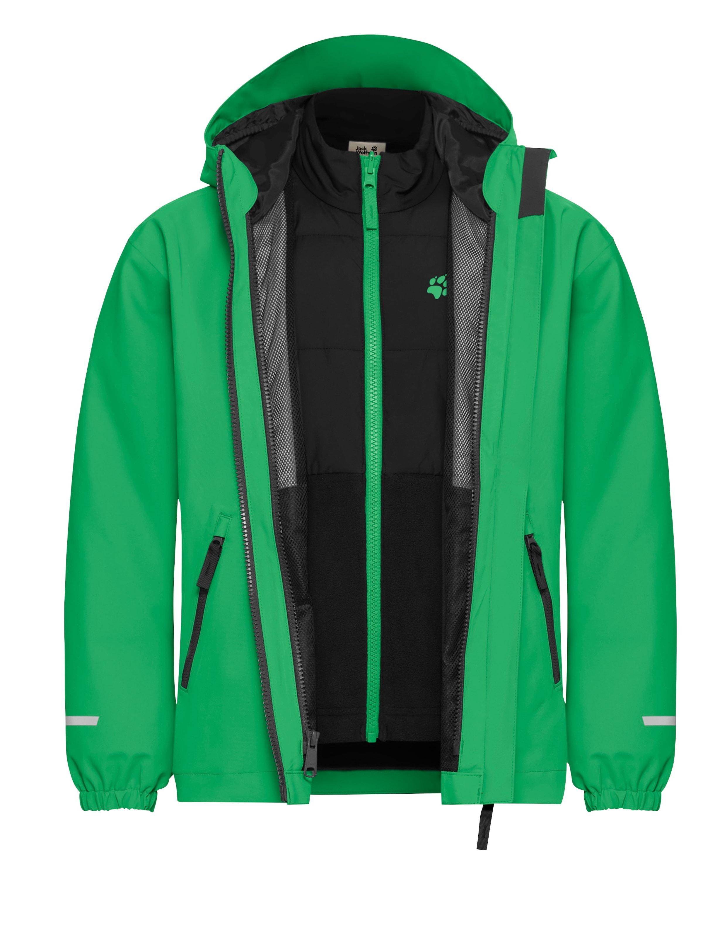 Jack Wolfskin 3-in-1-Funktionsjacke »HYBRID 3IN1 JACKET K« 3in1, wasserdicht, Übergangsjacke/Winterjacke