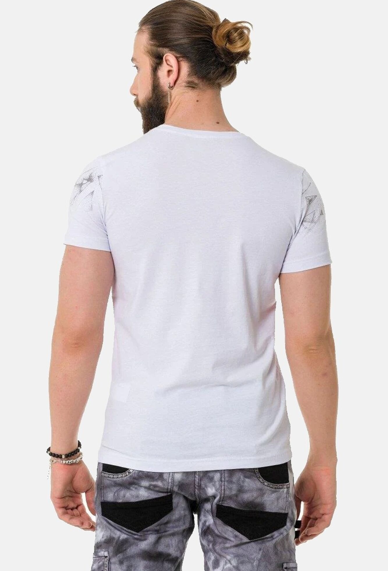 Cipo & Baxx T-Shirt »Cipo & Baxx T-Shirt CT715« mit Rundhalsausschnitt