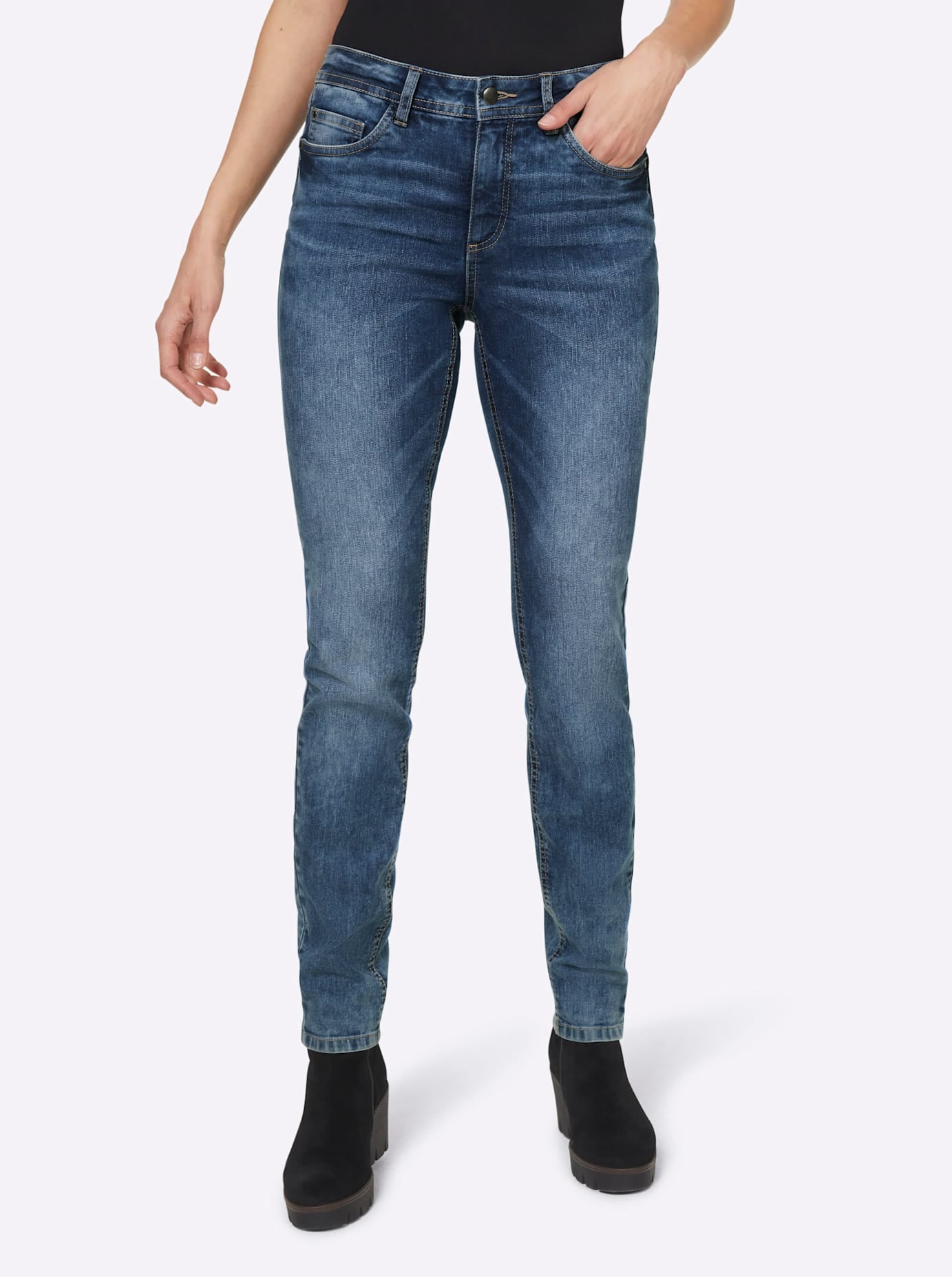 heine Push-up-Jeans, (1 tlg.)