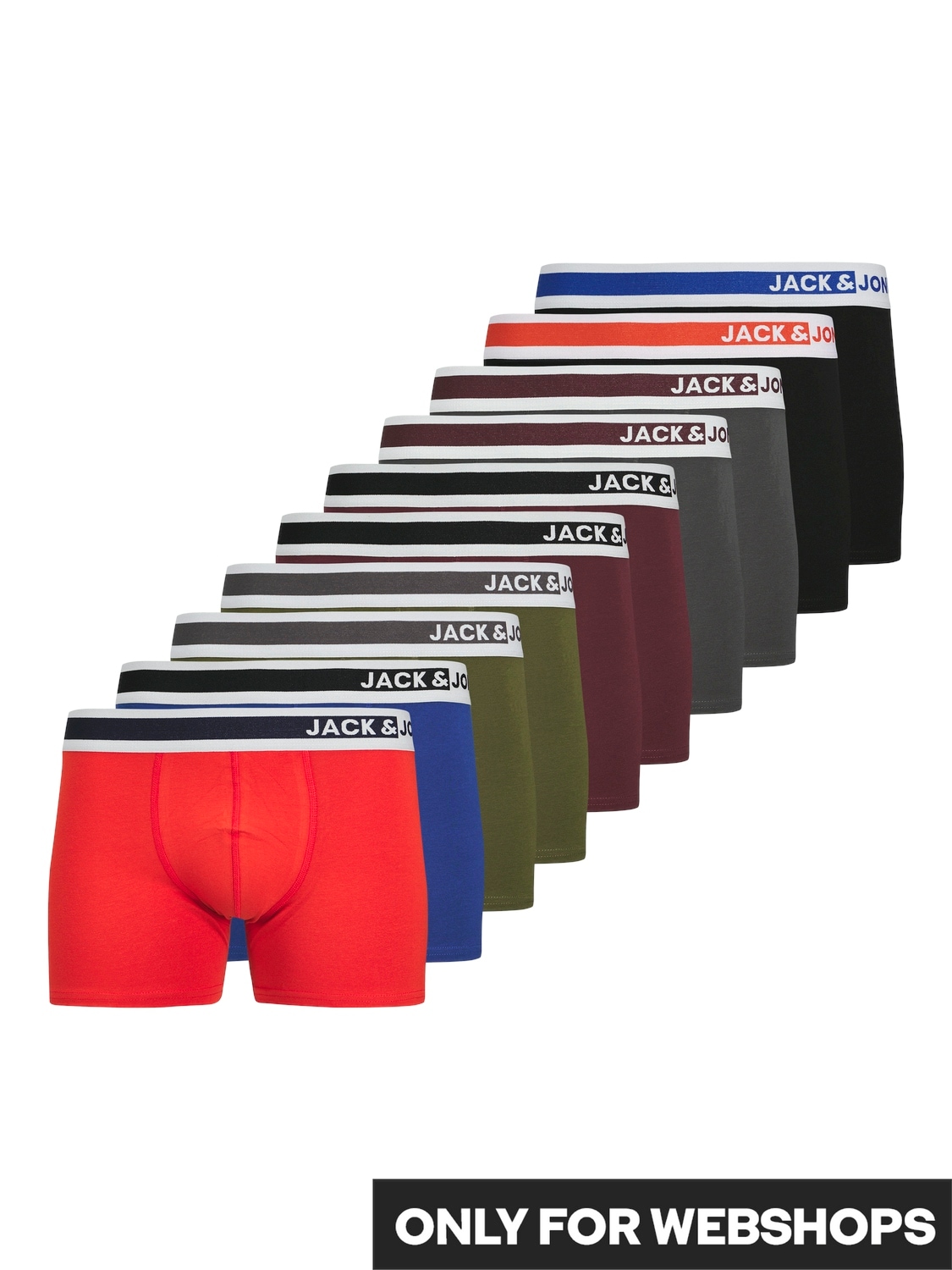 Trunk »JACJIMMY SOLID TRUNKS 10 PACK«, (Packung, 10 St.)