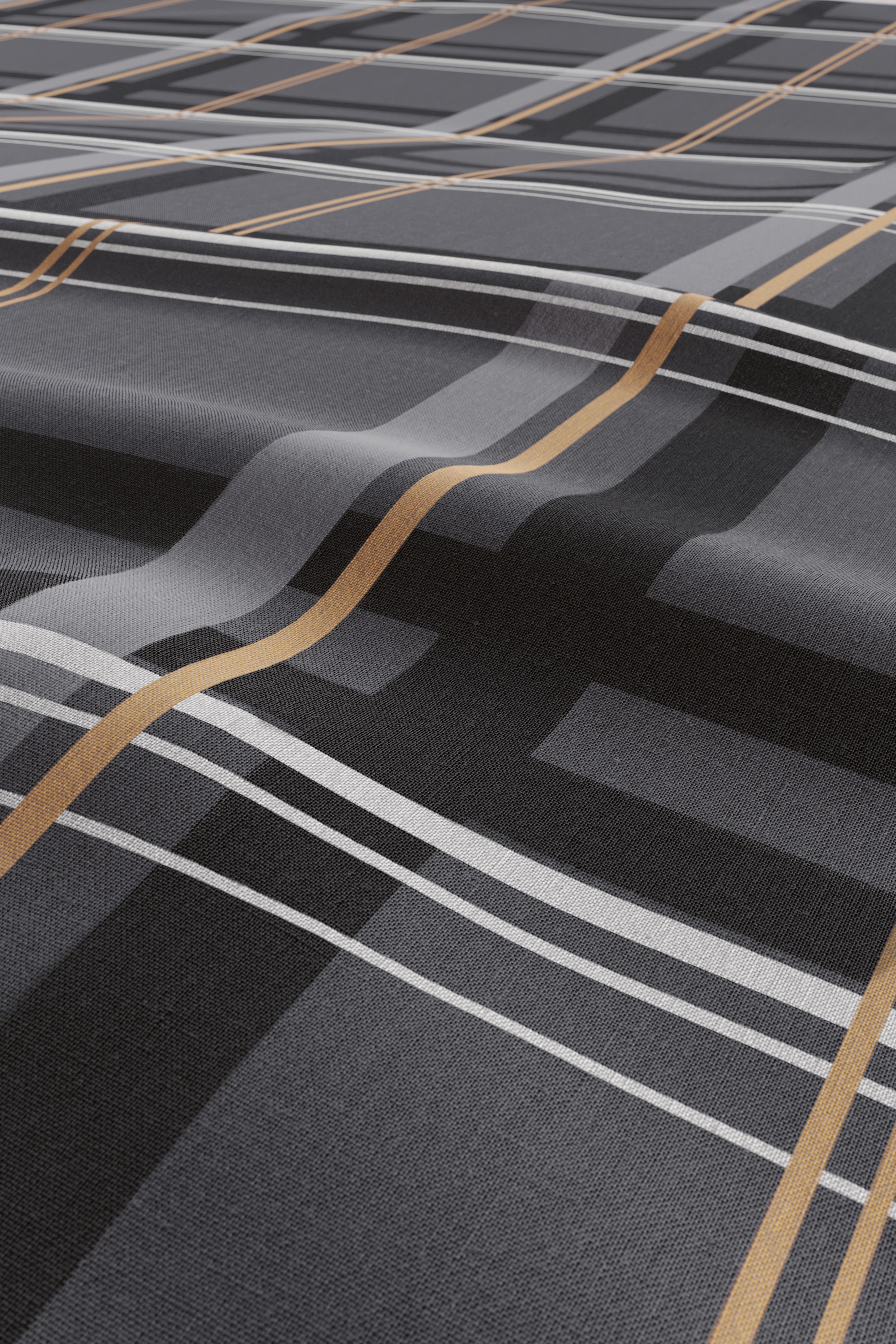 H.I.S Wendebettwäsche »Talin« 2 Stk. NEUHEIT in Gr. 135x200 oder 155x220 cm, 100% Baumwolle, Karo-Design