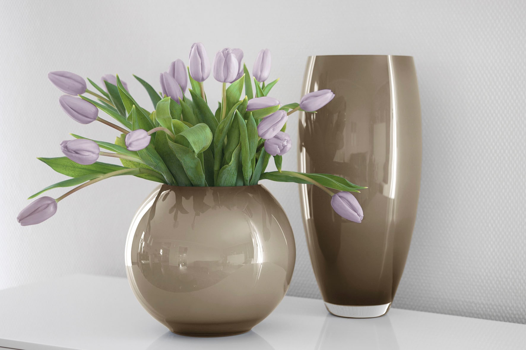 Fink Tischvase »AFRICA«, (1 St.), Vase aus Opalglas, mundgeblasen, Dekovase  auf Raten kaufen