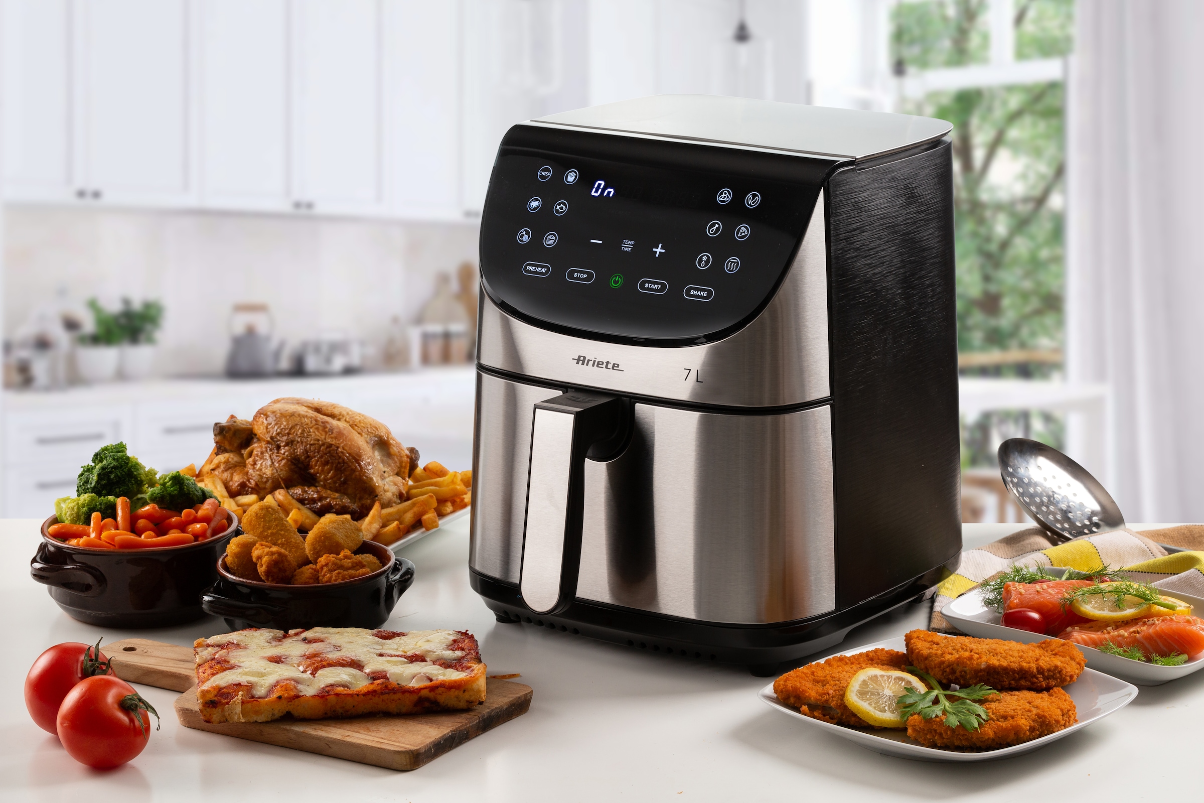 Ariete Heißluftfritteuse »4628«, 1800 W, Air Fryer Metal 7 L