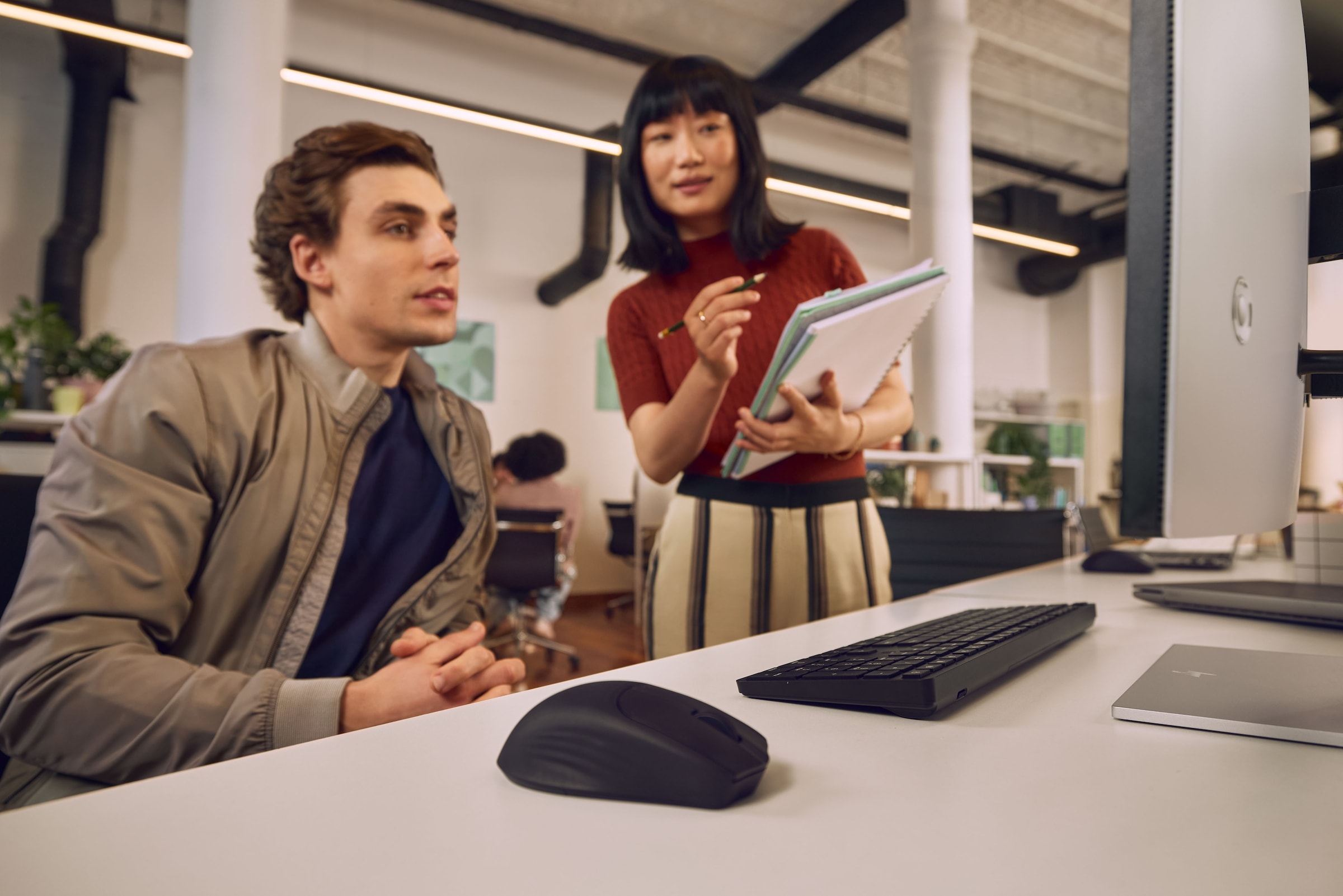 HP Tastatur- und Maus-Set »Kombination aus  Dual-Mode-Maus und-Tastatur für mehrere Geräte 490C«