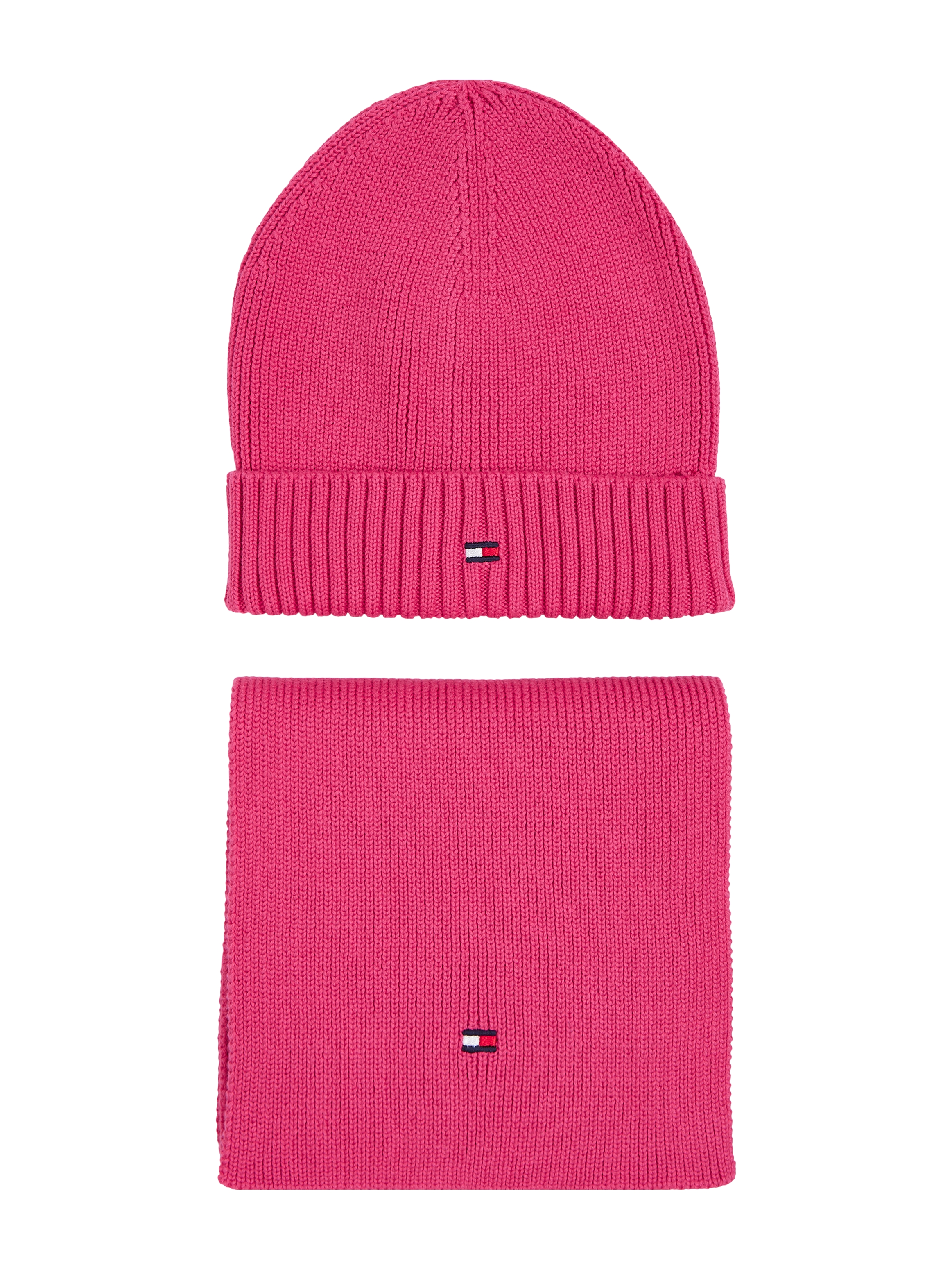 Schal »SMALL FLAG SCARF + BEANIE GP«, (Set, 2 St., Mütze und Schal)