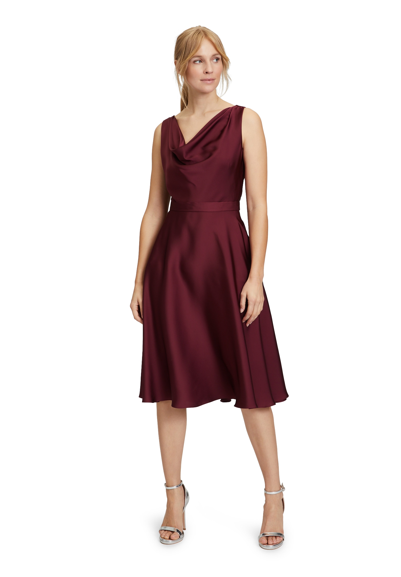 Vera Mont Cocktailkleid »Cocktailkleid mit Wasserfallausschnitt«