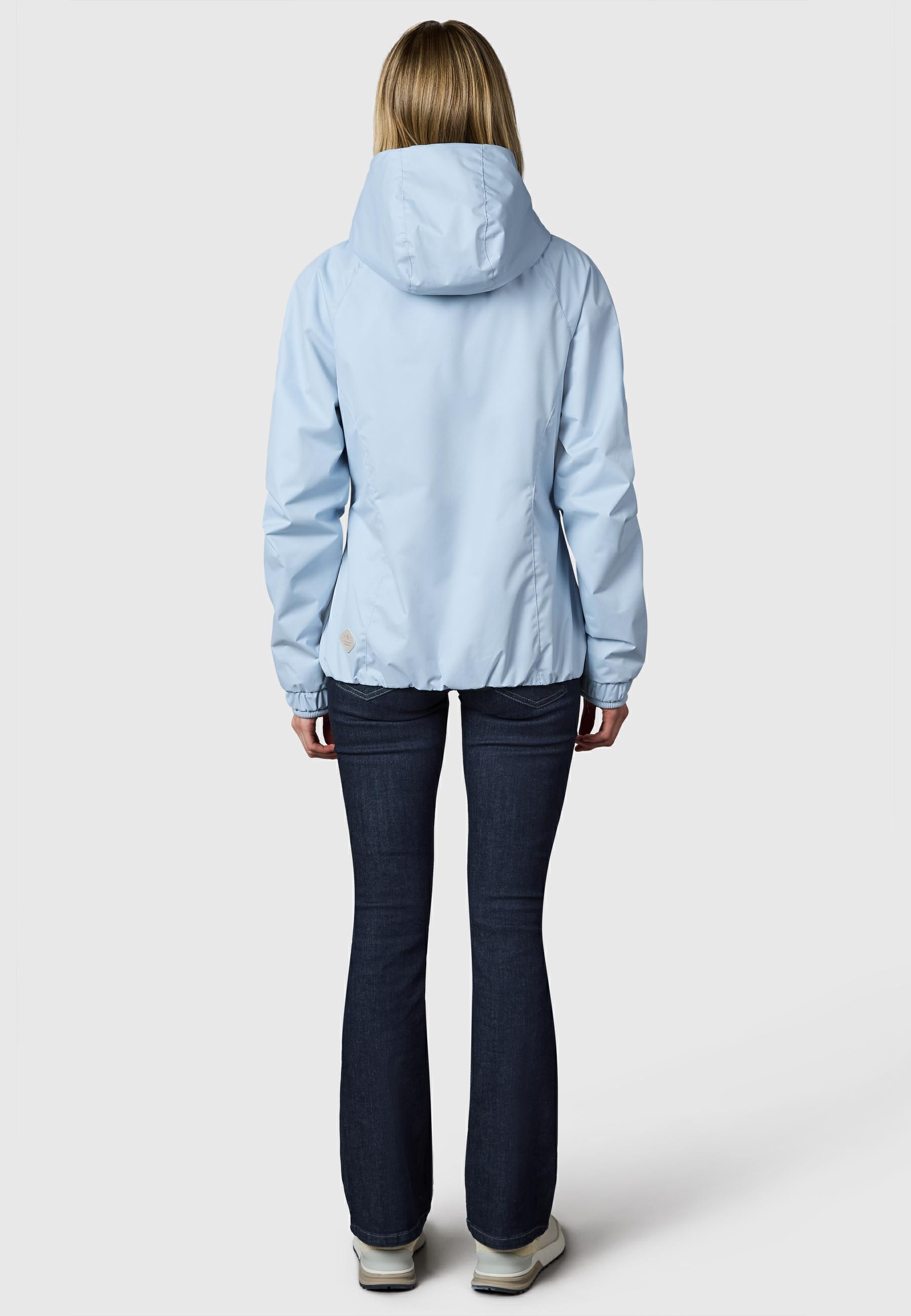 Ragwear Outdoorjacke »Übergangsjacke Dizzie« mit Kapuze Wasserdichte Übergangsjacke mit großer Kapuze