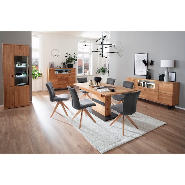 MCA furniture Esszimmerstuhl »Odense«, (Set), 2 St., 2er Set, Stoffbezug in Chenille  Optik, 180° drehbar, bis 120 kg bequem bestellen