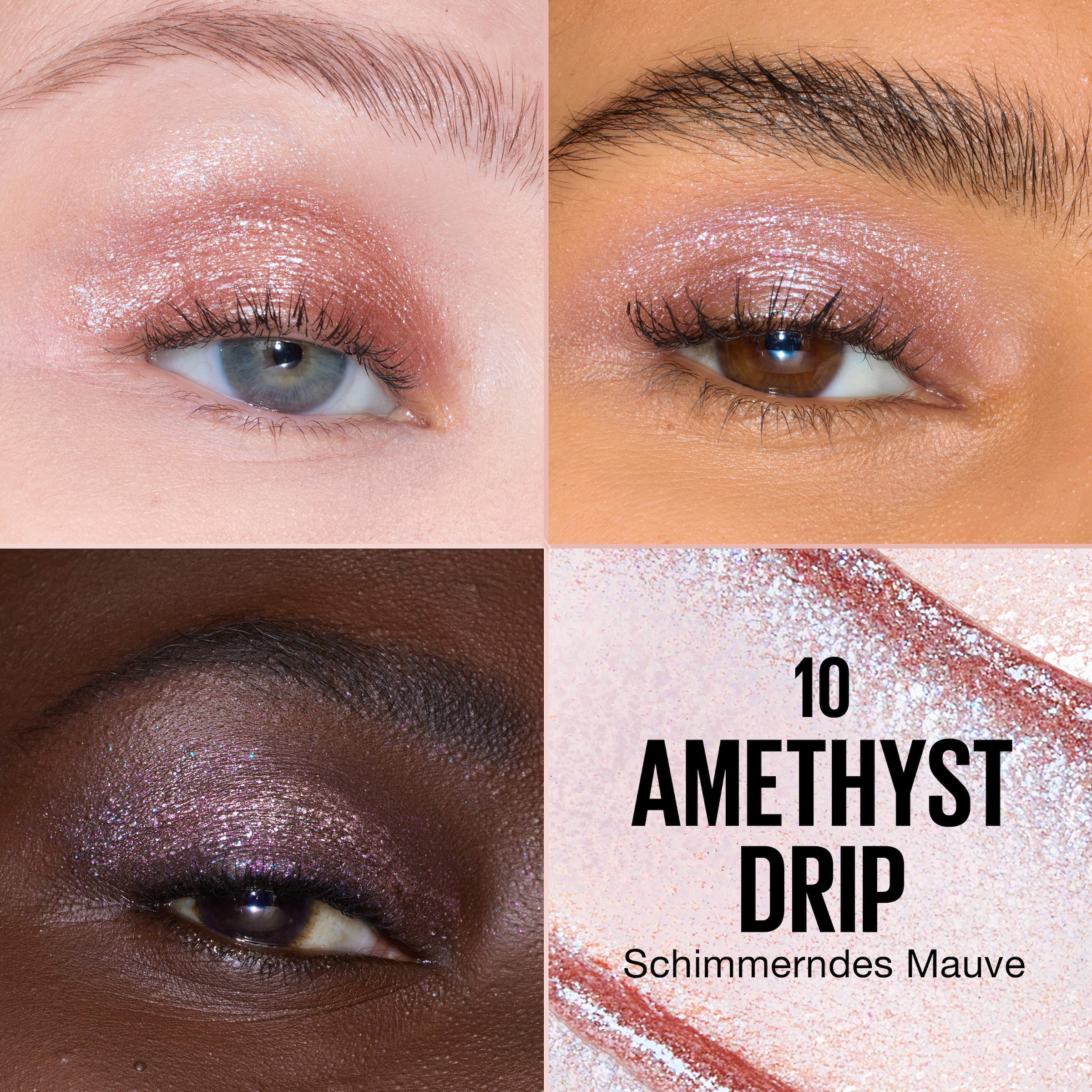 MAYBELLINE NEW YORK Lidschatten »CHROMA LIQUID EYESHODOW« flüssiger Lidschatten, mit Chrom-Finish, bis zu 16 Stunden Halt