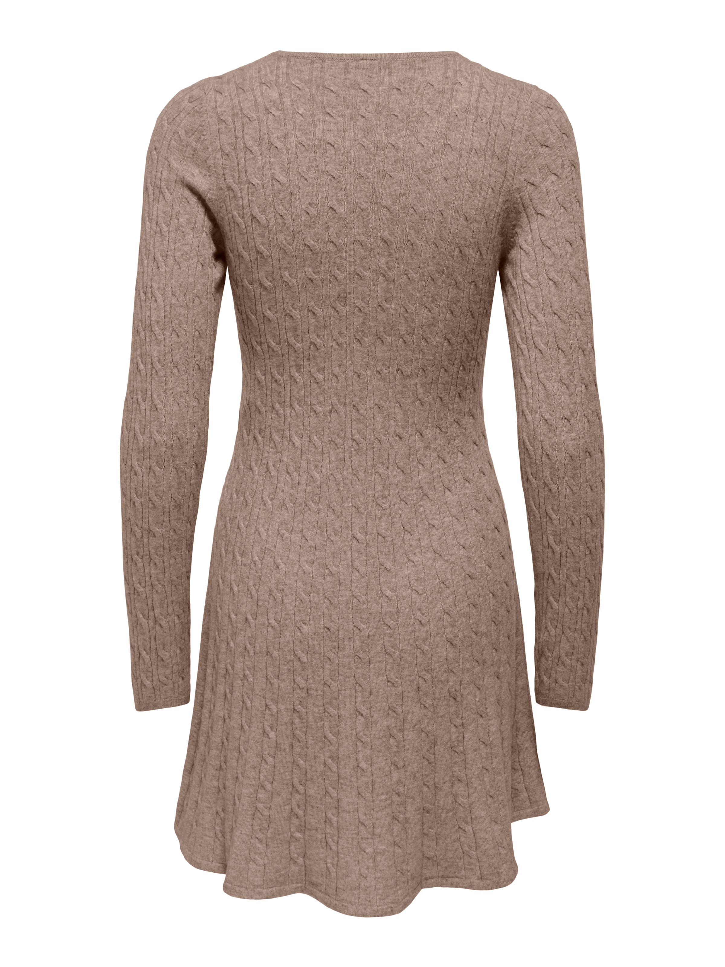 ONLY Strickkleid »ONLIBI LS O-NECK CABLE DRESS CC KNT« Viskosemischung, regular fit