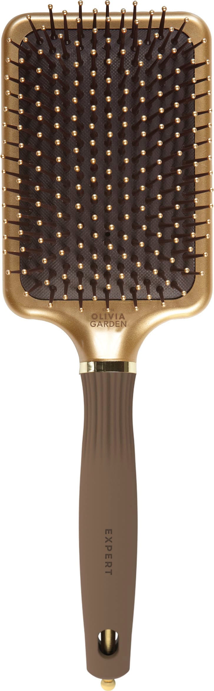 OLIVIA GARDEN Haarbürste CARE Bristle Nylon RECTANGULAR Jahren »EXPERT Gold&Brown mit XXL L« Garantie 3