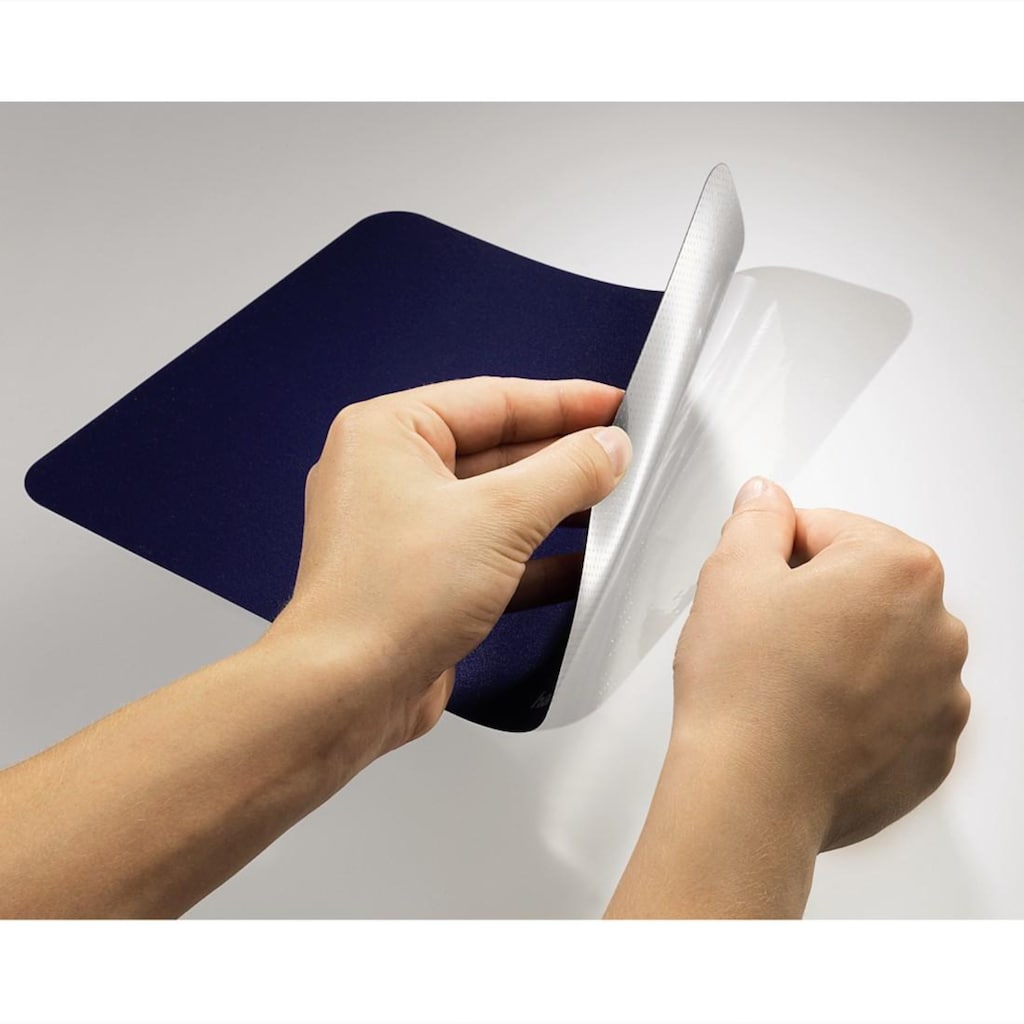 Hama Mauspad »Mauspad besonders geeignet für Lasermäuse Mousepad, blau extra flach«