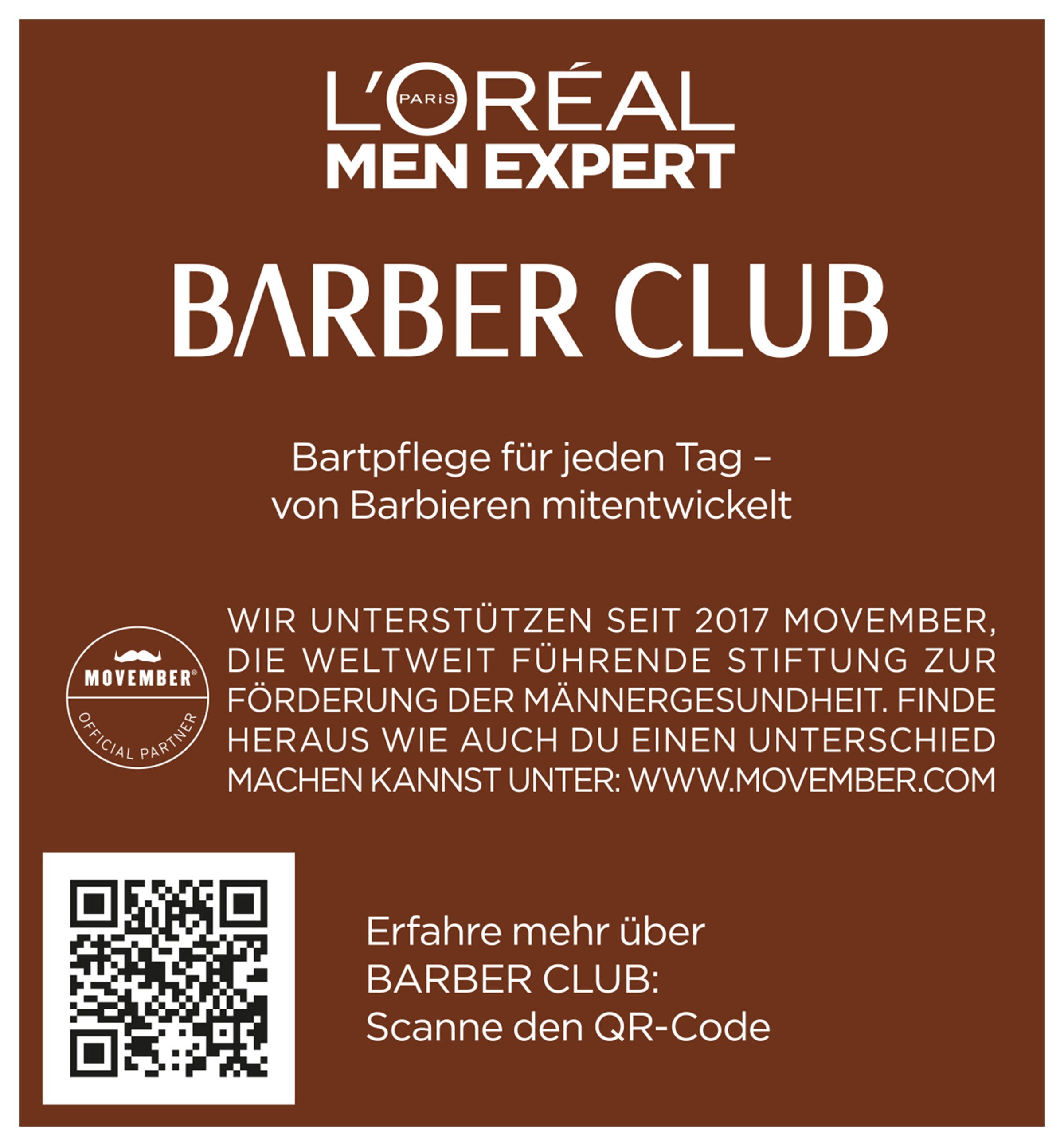 L'ORÉAL PARIS MEN EXPERT Bartbalsam »BARBER CLUB BART + HAUT« weiches Bartgefühl, pflegt Bart und Gesicht, zieht schnell ein