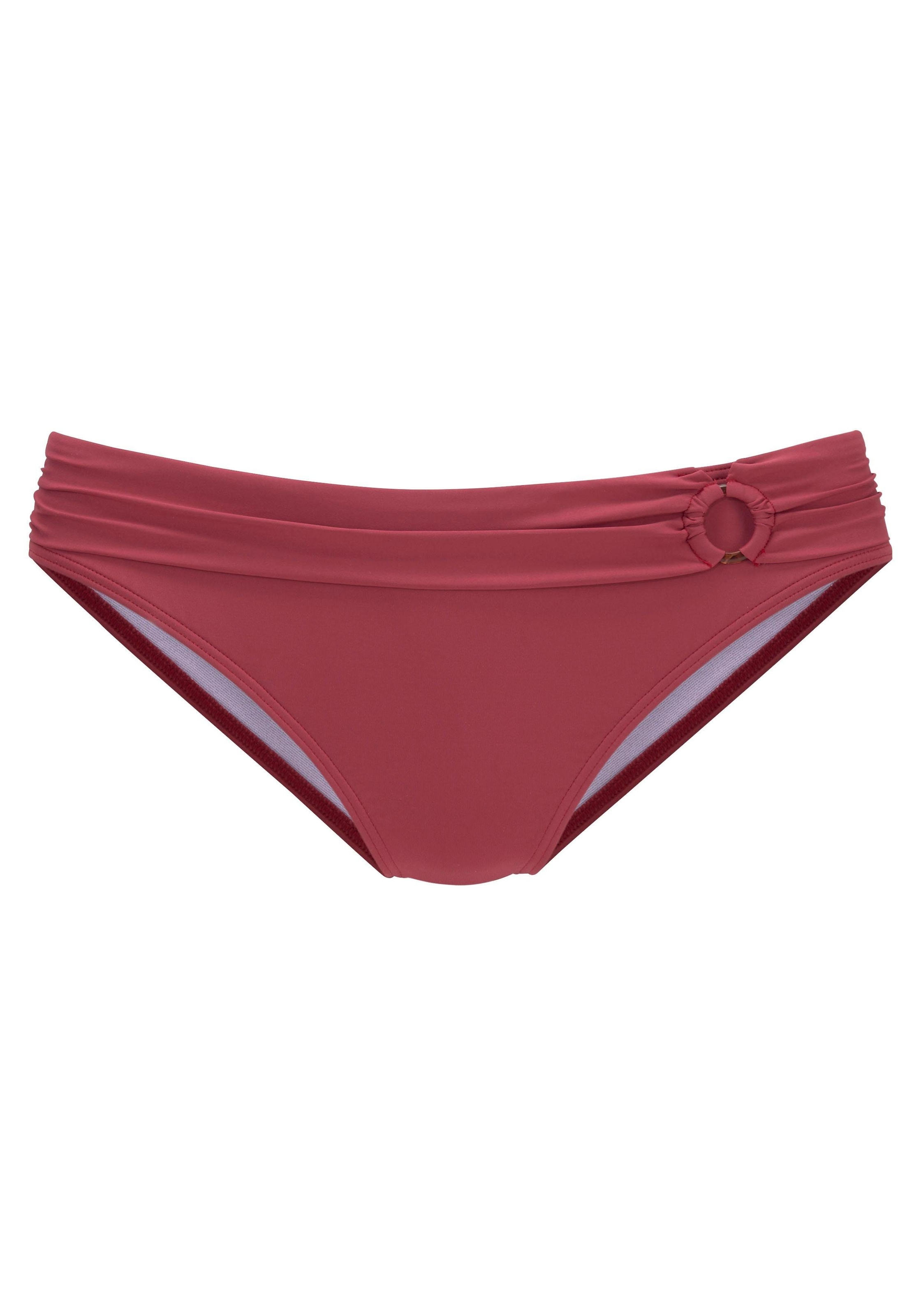 s.Oliver Bikini-Hose »Rome«, mit Umschlagbund