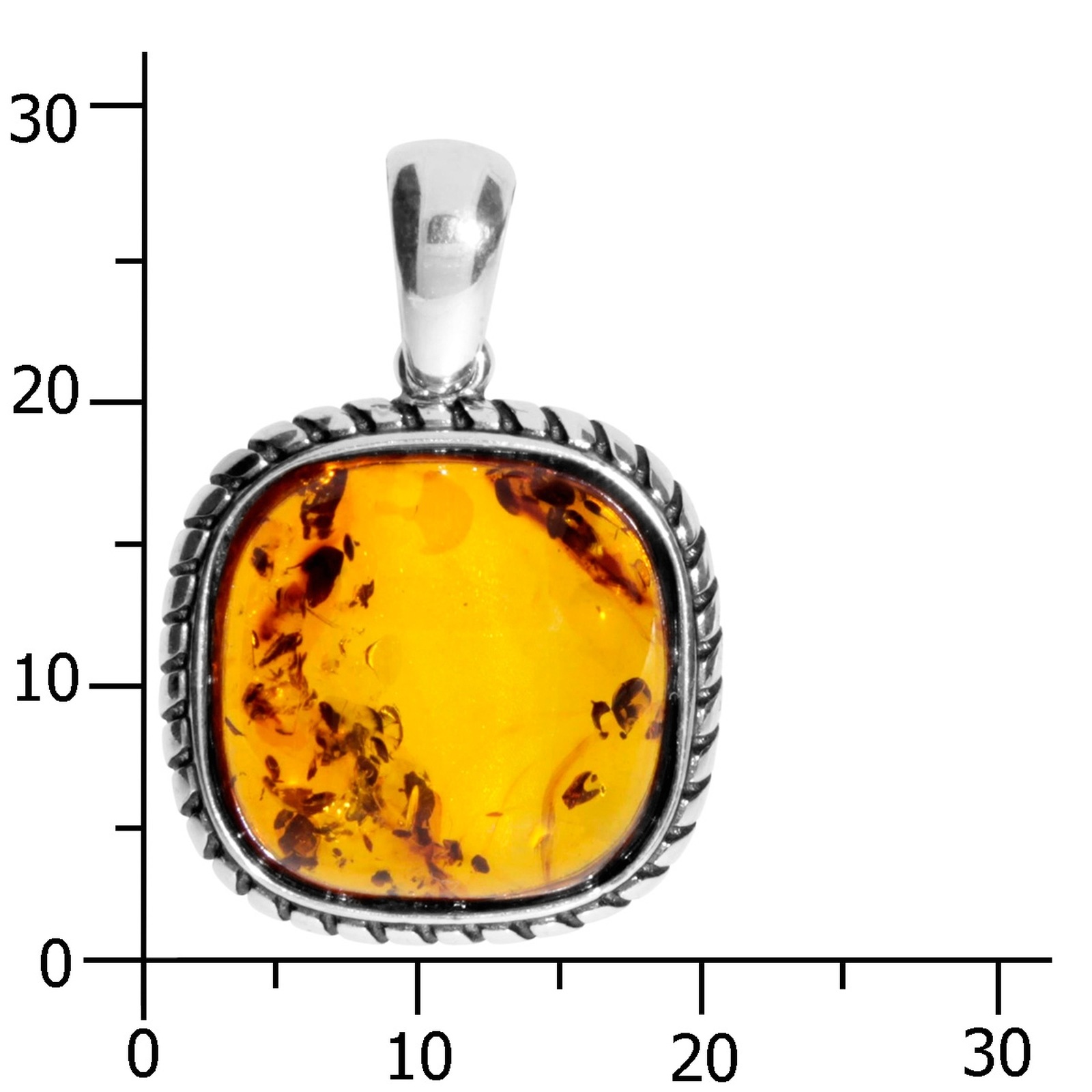 OSTSEE-SCHMUCK Kettenanhänger »- Franziska - Silber 925/000 - Bernstein«