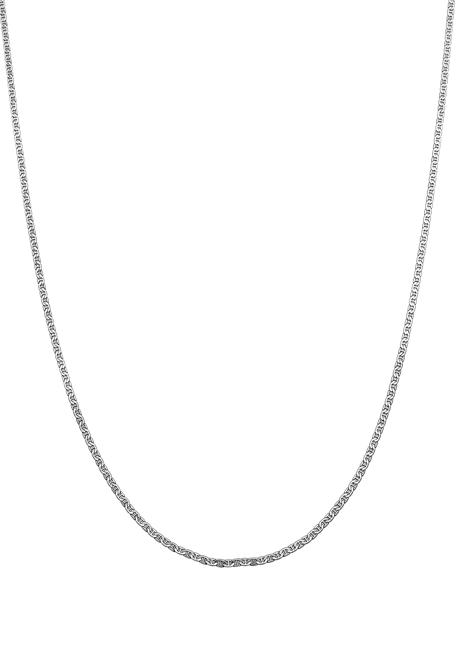 Kuzzoi Silberkette »Halskette Herren Stäbchenpanzerkette Basic 925 Silber«
