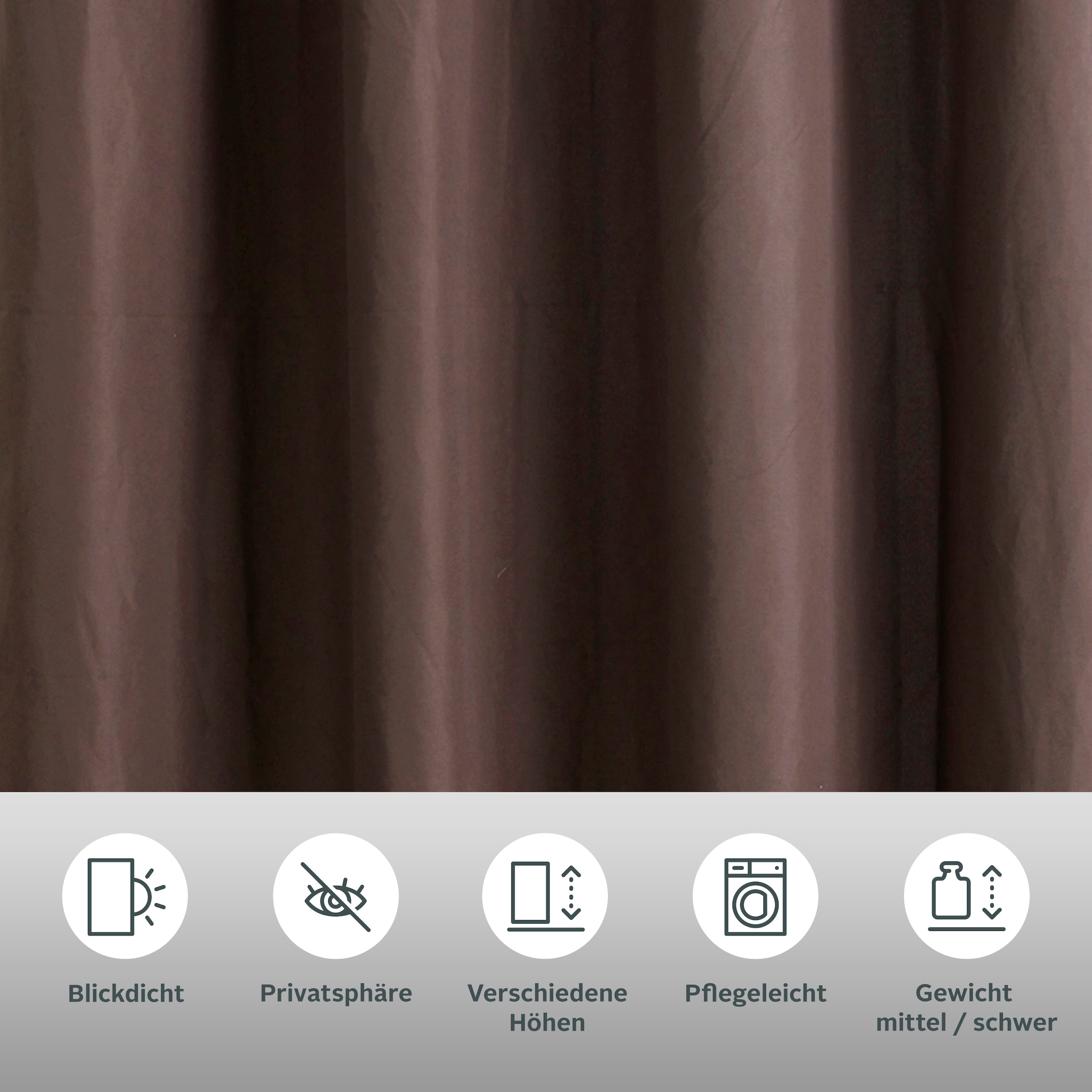 Bruno Banani Vorhang »Lagan« Ösen 2 Stk. tlg. 2-er Set, gewebt, Microfaser, versch. Größen, einfarbig, Bestseller