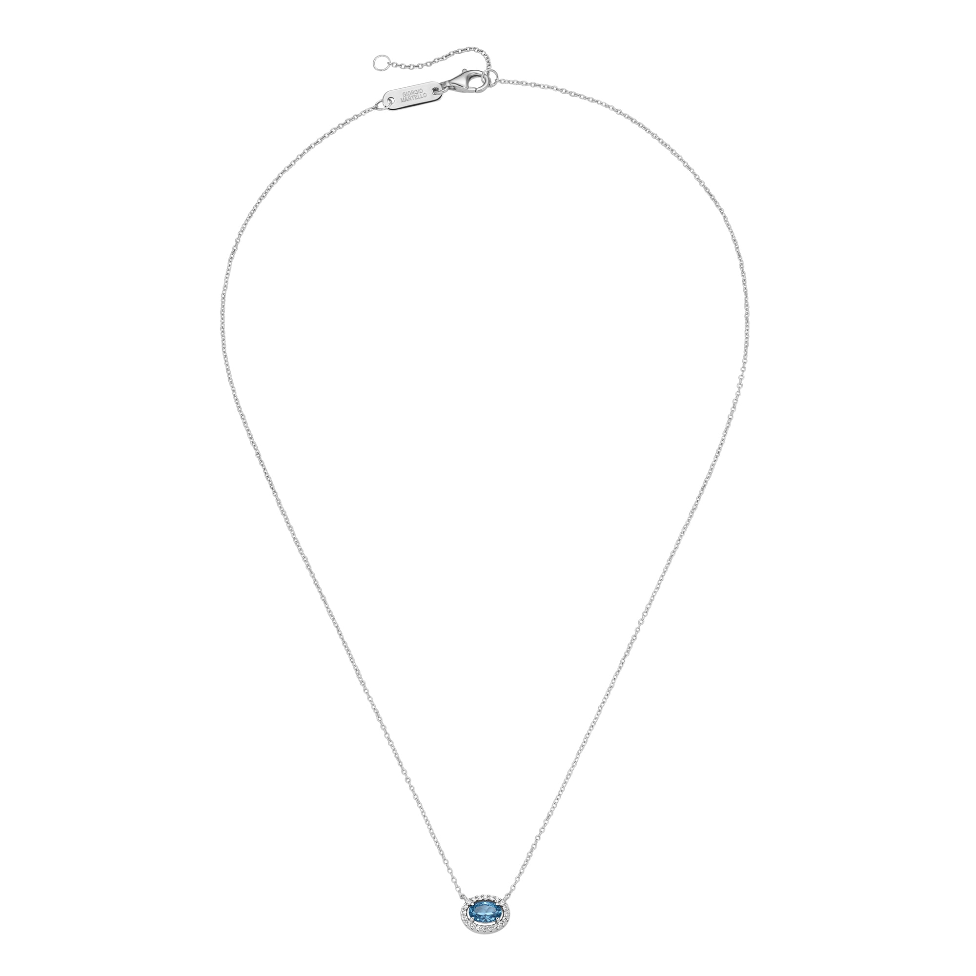 GIORGIO MARTELLO MILANO Collier »Collier Ziersteine, Zirkonia weiß, Silber 925«