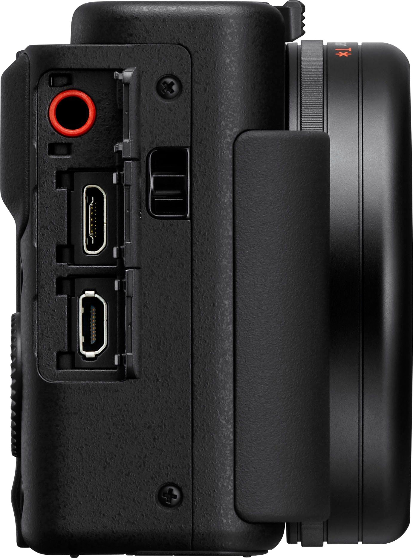 Sony Kompaktkamera »Vlog-Kamera ZV-1«, 20,1 MP, WLAN (Wi-Fi)-Bluetooth, seitlich klappbares Selfie-Display für Vlogging & YouTube, 4K Video