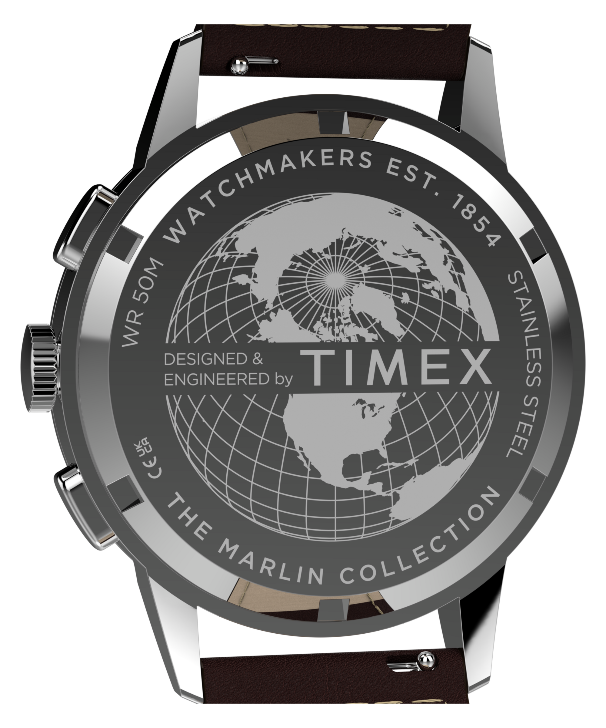 Timex Multifunktionsuhr »Marlin Neo Classsic« Quarzuhr, Armbanduhr, Herrenuhr, Lederarmband, analog, Beleuchtung