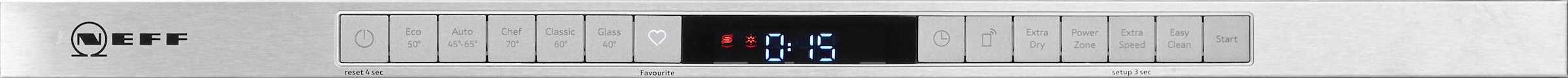 NEFF vollintegrierbarer Geschirrspüler N 50 »S255HAX24E«, 13 Maßgedecke, XXL-Geschirrspüler