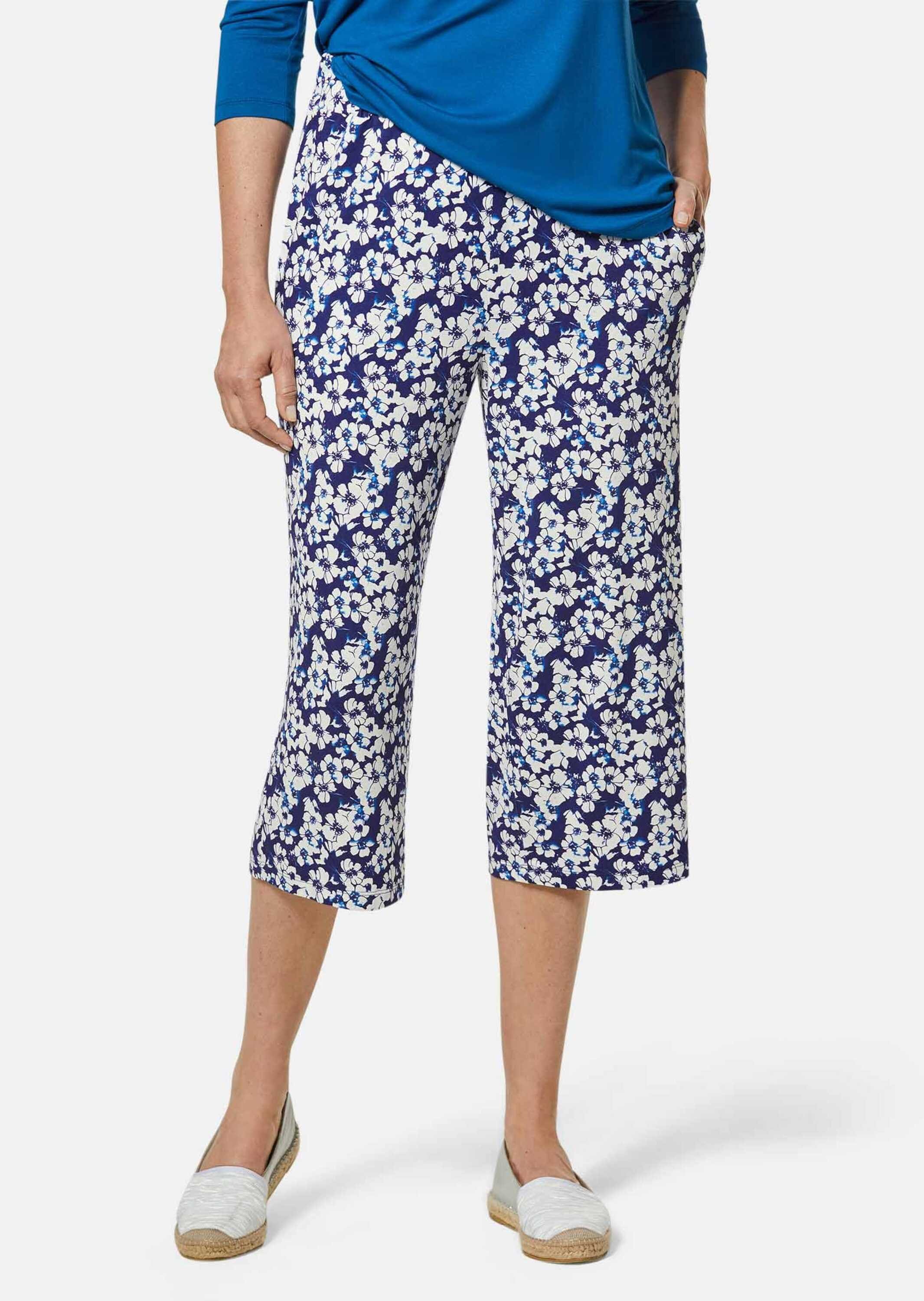 GOLDNER 7/8-Hose »Attraktive Druckhose Louisa mit weichem Fall«  Ohne