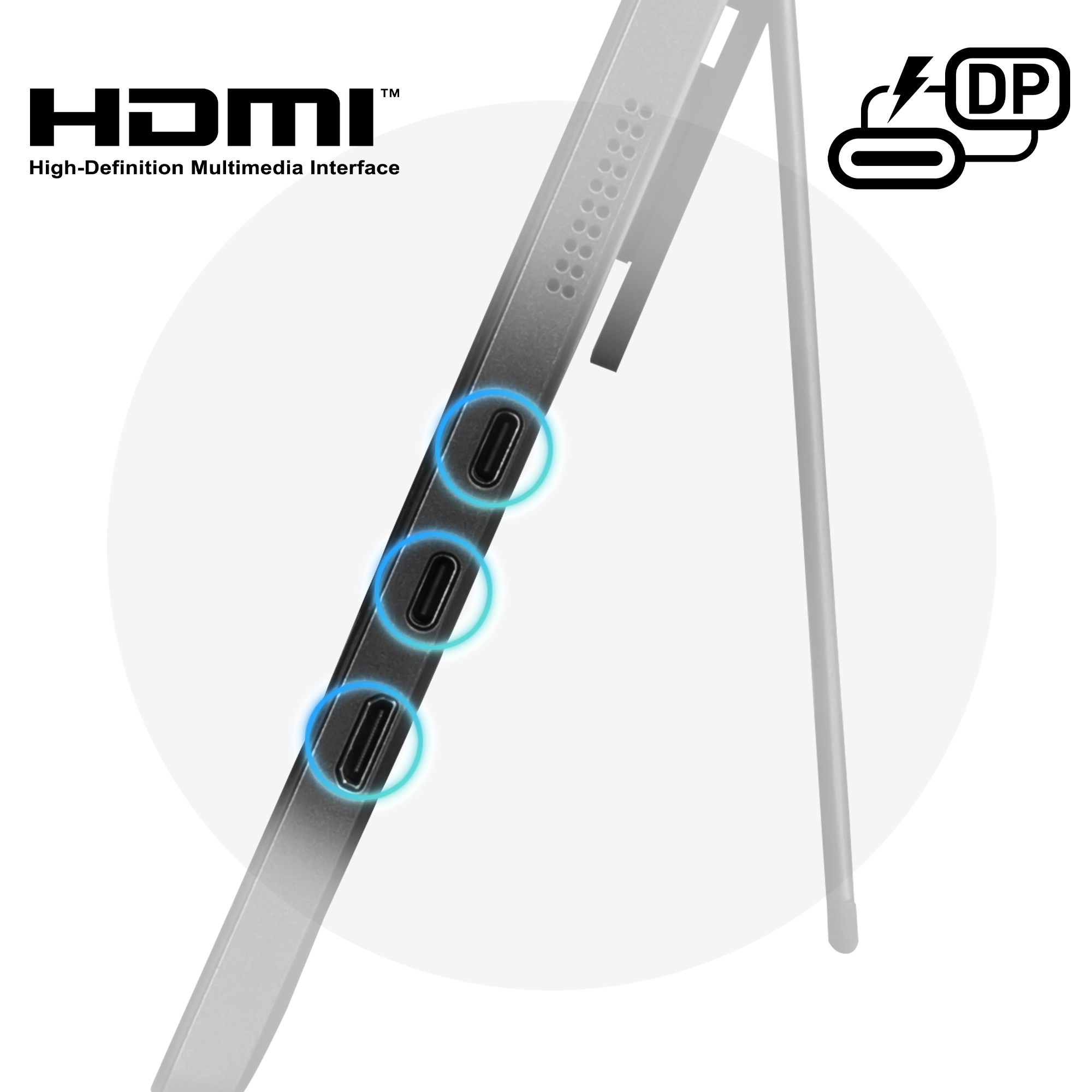 MSI LED-Monitor »PRO MP161« 40 cm/16 ″  1920 x 1080 px Full HD 4 Reaktionszeit 60 Hz 2 Jahre Herstellergarantie, USB-C