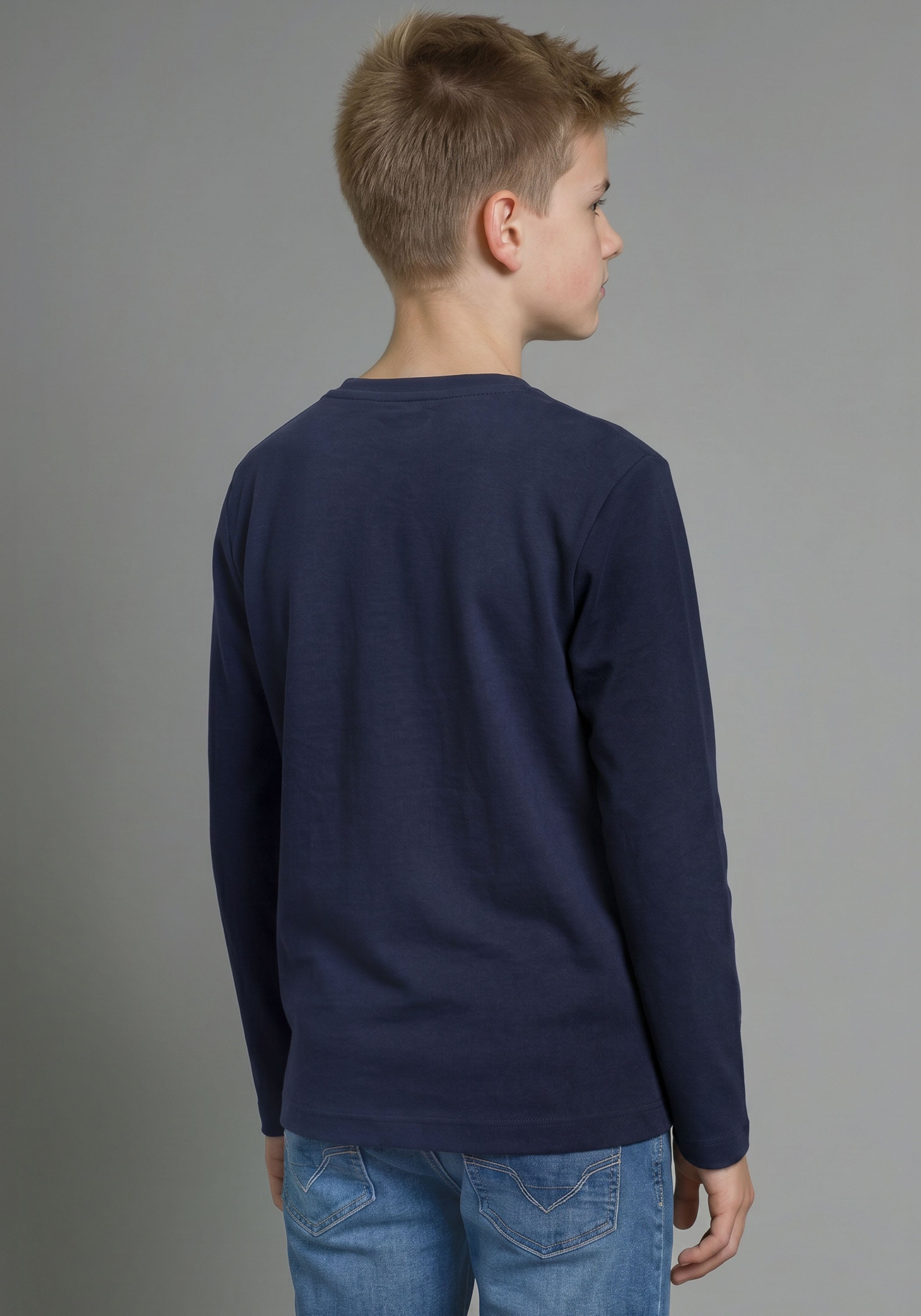 KIDSWORLD Langarmshirt »Sprücheshirt: CHILLEN ist meine Superkraft« Sprücheshirt im modischem Stil
