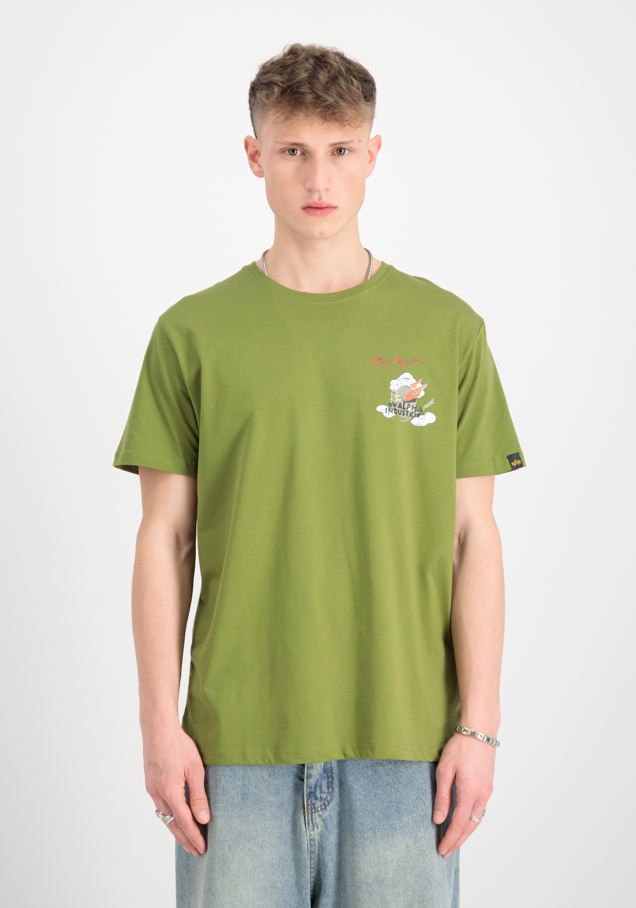 Alpha Industries T-Shirt »Alpha Industries Men - T-Shirts Flying Buzz SL T-Shirt«