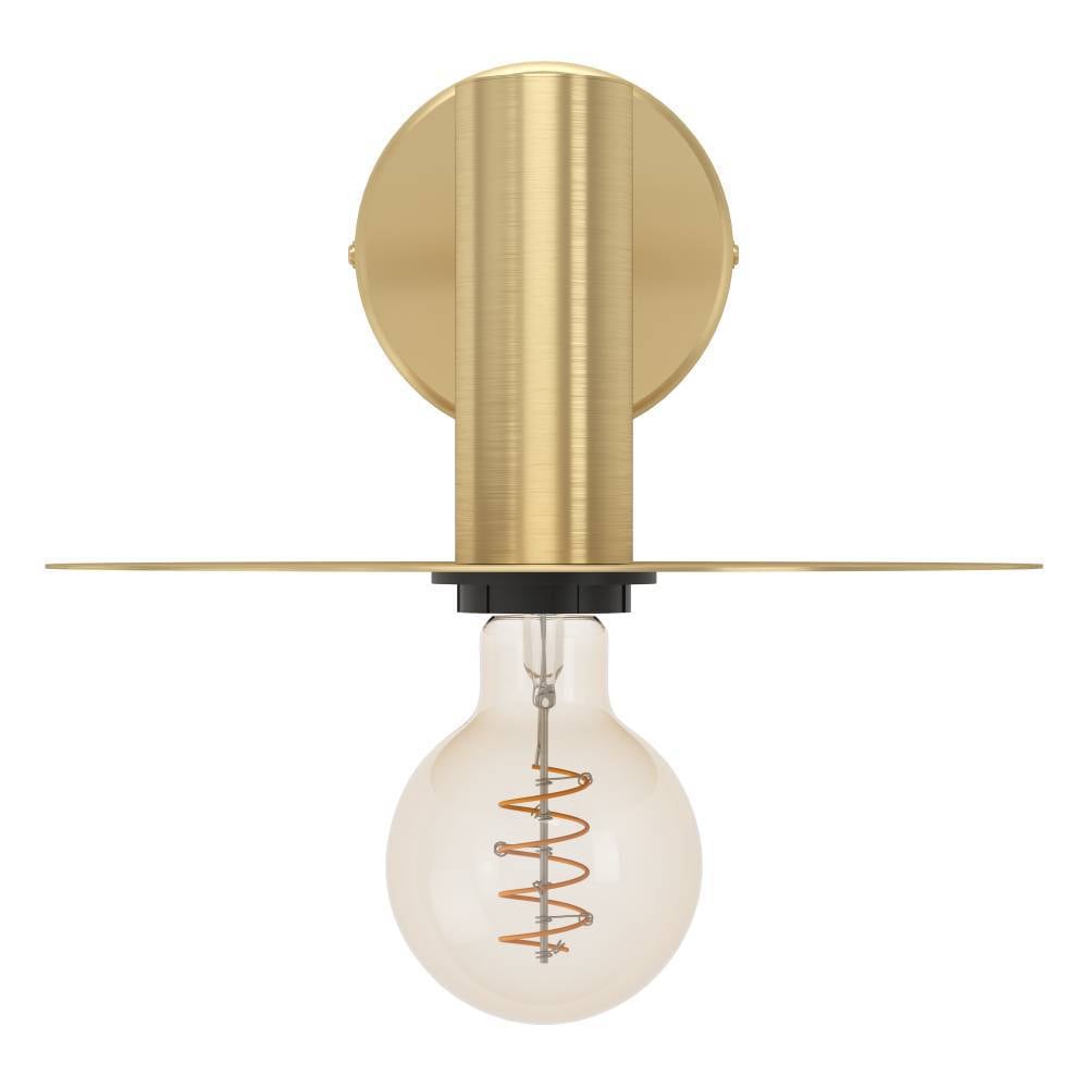 EGLO Wandleuchte »ESCANDELL« E27 1 Stk. Wandleuchte, Flurlampe aus Metall in Messing-Gebürstet, E27 Fassung