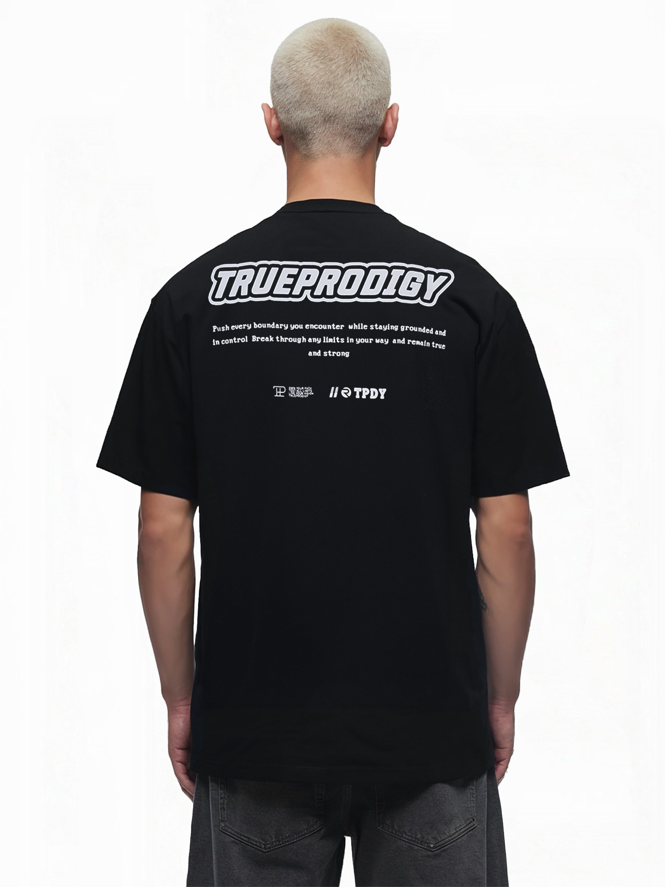 trueprodigy Oversize-Shirt »Eden Logo Print Oversized Rundhals«