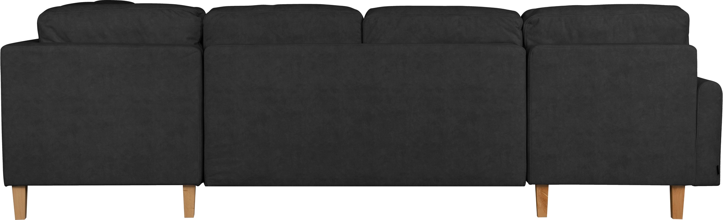 Home affaire Wohnlandschaft »TRIPLO U-Form wahlweise mit Schlaffunktion, B/T/H: 310/192/90 cm«, Schlafsofa, auch mit Bettkasten, Steppung im Rückenkissen