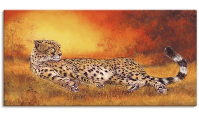 Artland Wandbild »Gepard Savanne«, Wildtiere, (1 St.), als Alubild,  Leinwandbild, Wandaufkleber oder Poster in versch. Größen kaufen | UNIVERSAL