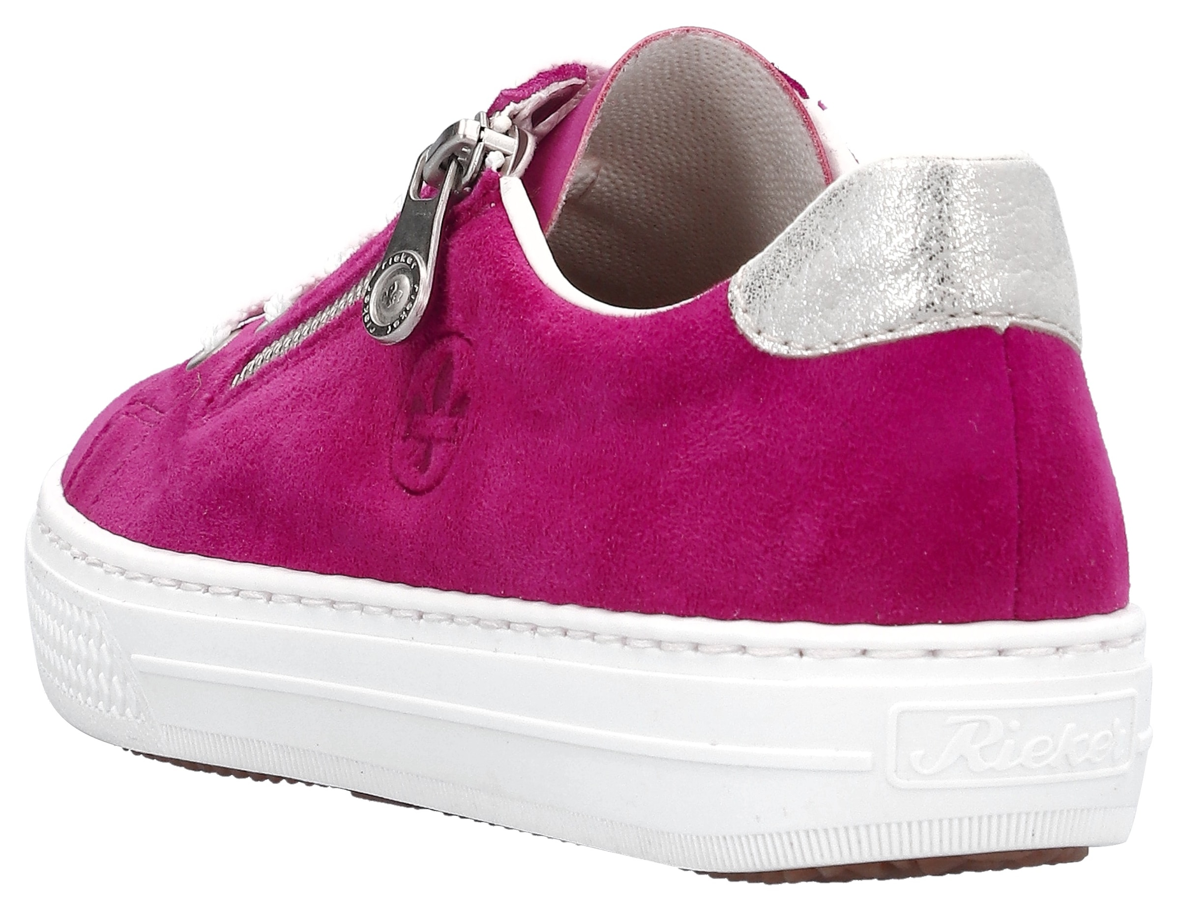 Rieker Plateausneaker, mit weicher MemoSoft-Innensohle, Freizeitschuh, Halbschuh, Schnürschuh