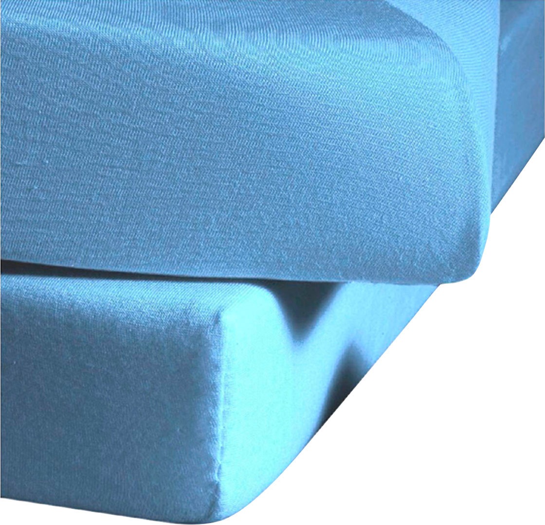 fleuresse Spannbettlaken »Ines hochwertiger Jersey aus reiner Baumwolle,« aus Baumwolle, für Matratzen bis 23 cm Höhe, Bettlaken, Spannbetttuch