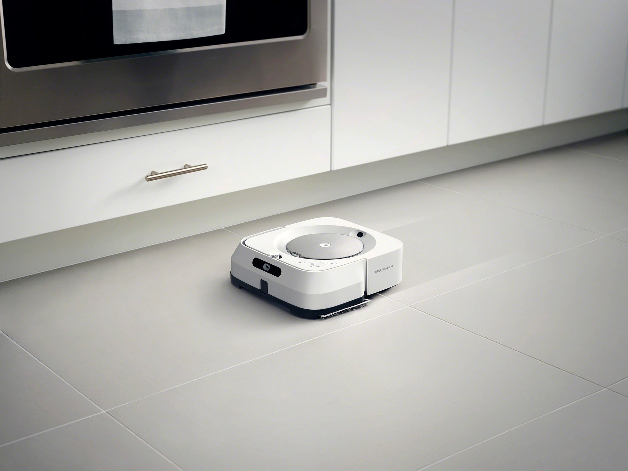 iRobot Wischroboter »Braava jet m6 (m6138)«, App-/Sprachsteuerung, Nasswischen und Trockenfegen, Kartierung