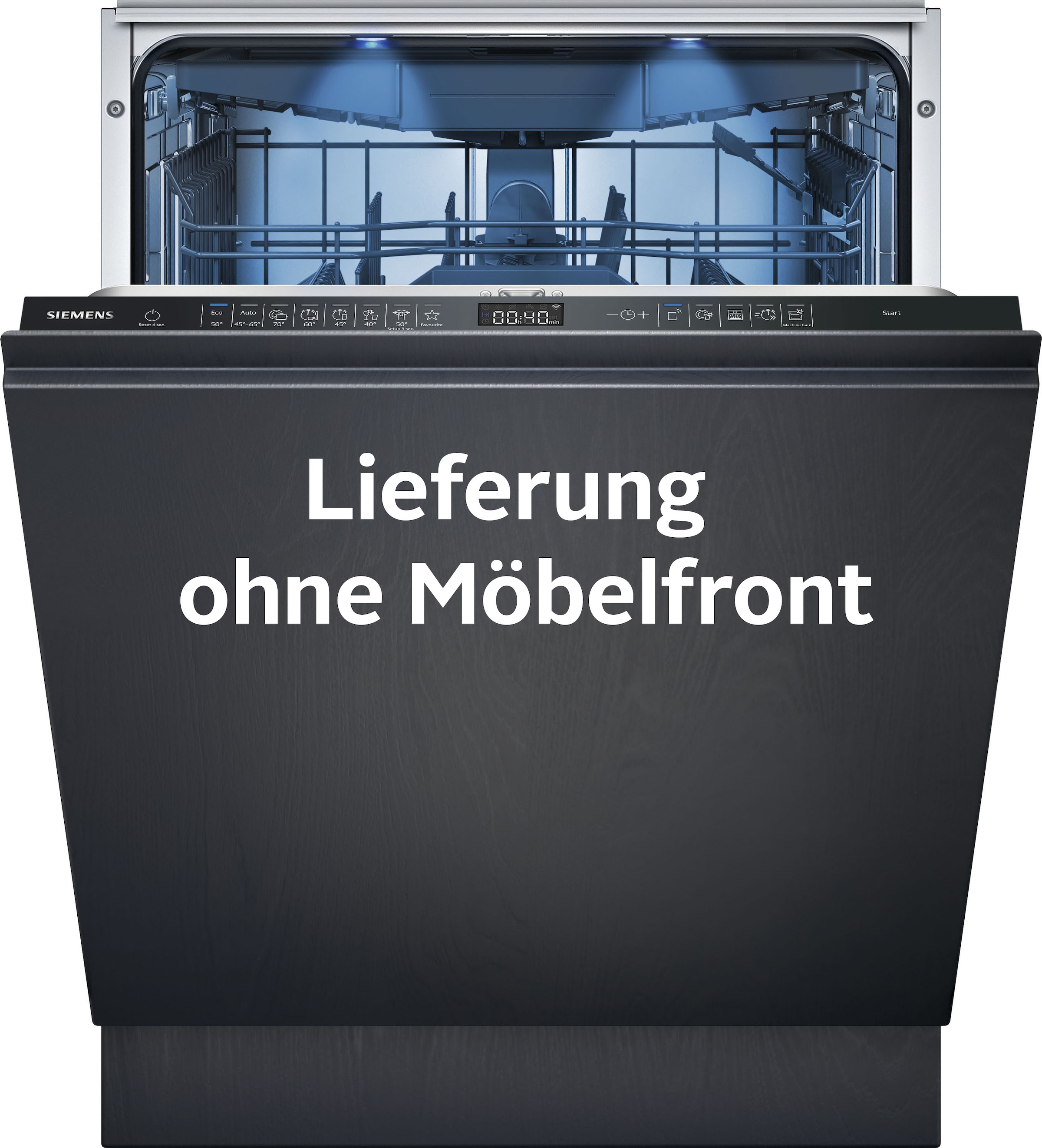 SIEMENS vollintegrierbarer Geschirrspüler iQ500 "SN65ZX07CE" 14 Maßgedecke Made in Germany, flexible Körbe & Schubladen, Spülturbo varioSpeed