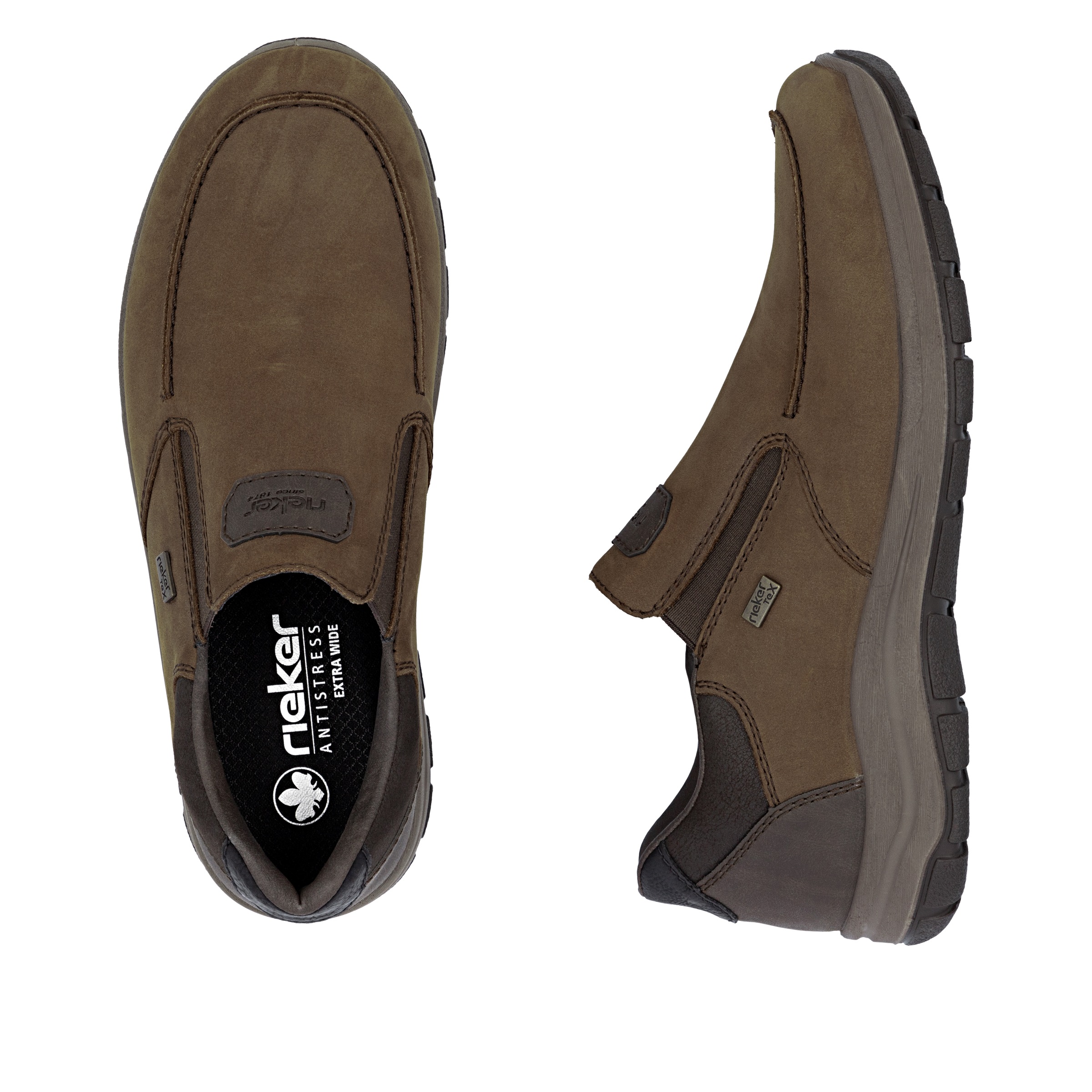 Rieker Slipper  Halbschuh, Slip-on Sneaker mit riekerTEX-Membran, bequeme Weite