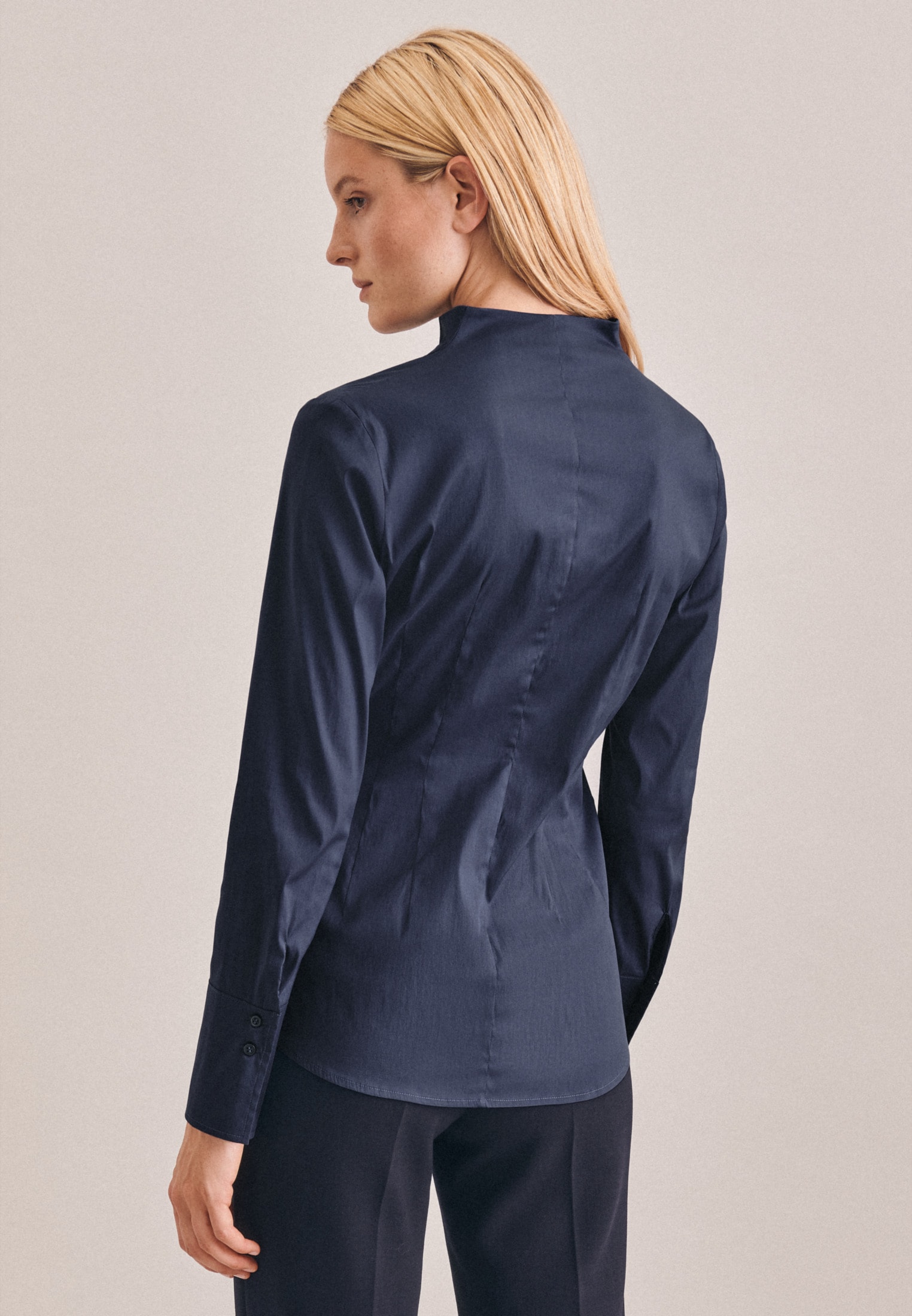 seidensticker Klassische Bluse, Uni