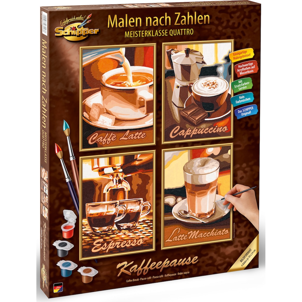 Schipper Malen nach Zahlen »Meisterklasse Quattro - Kaffeepause«